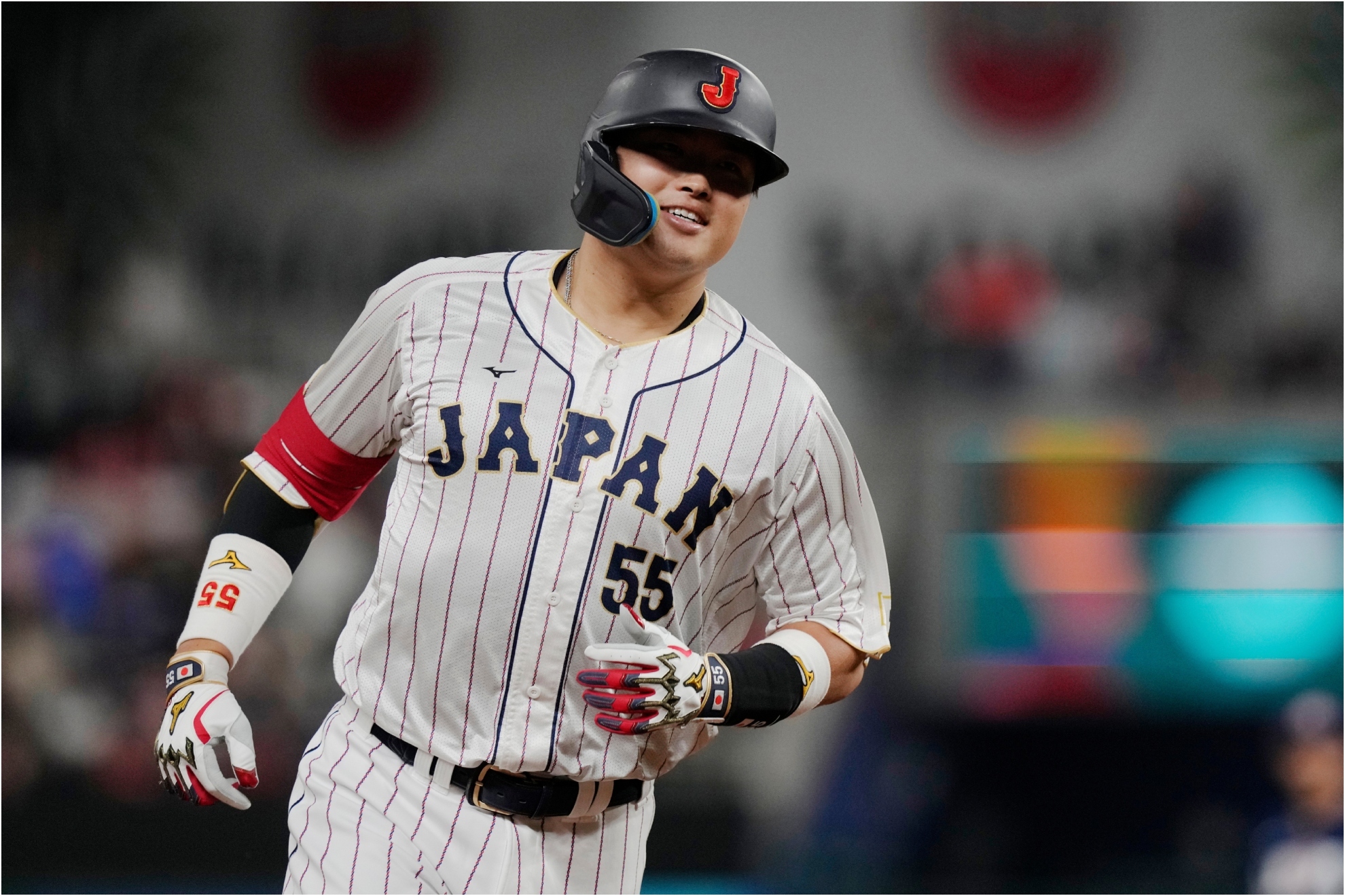 Japan third baseman Munetaka Murakami.