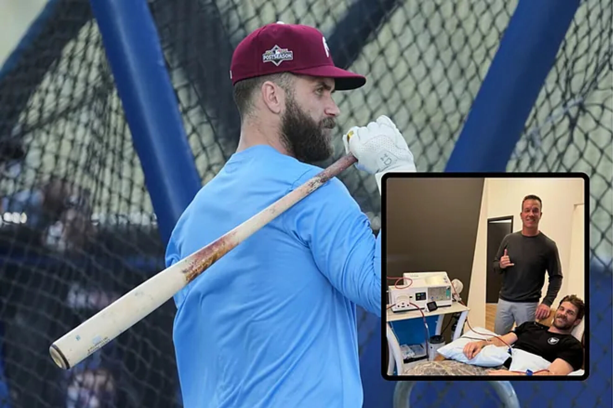 Bryce Harper undergoes unusual medical procedure/