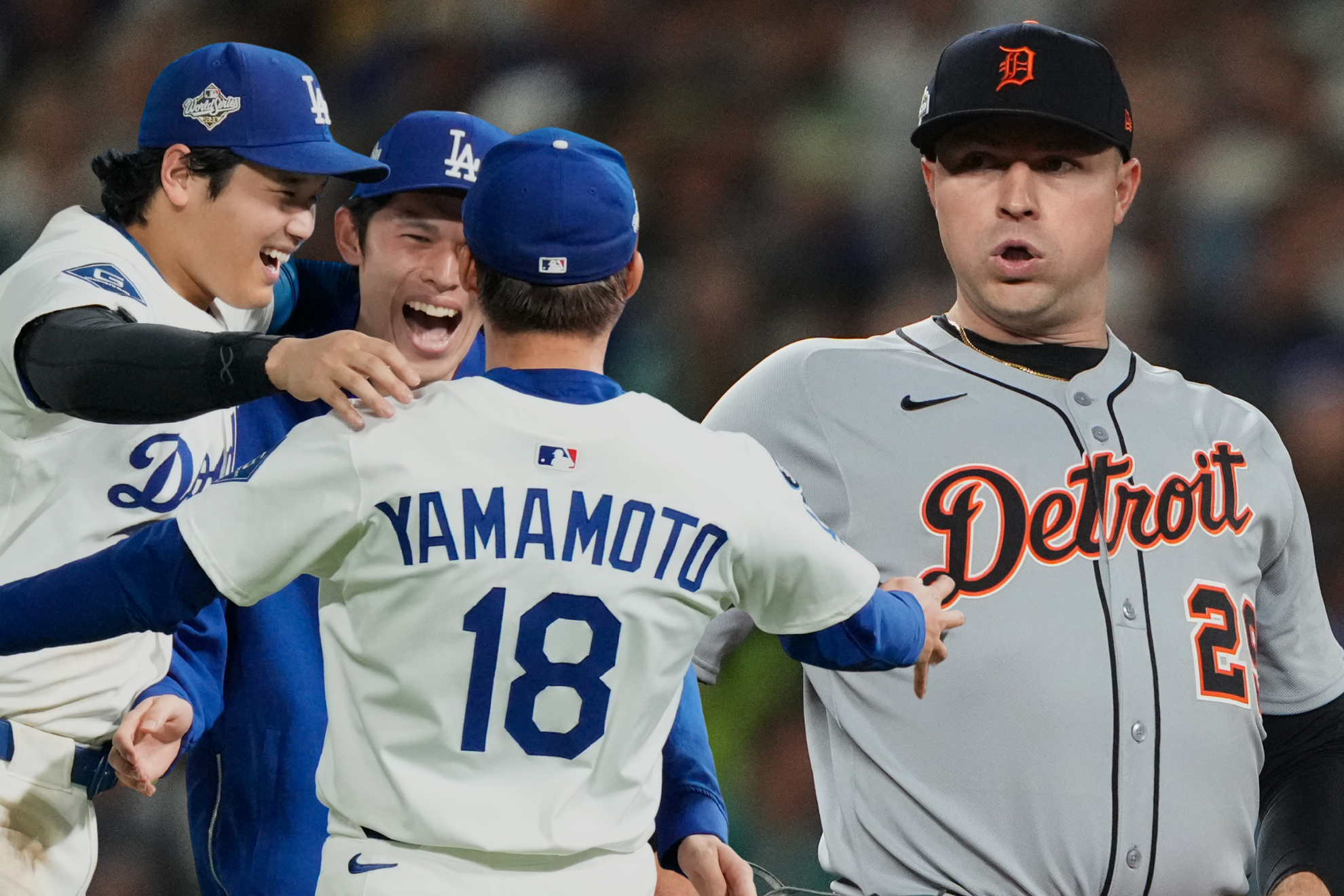 Shohei Ohtani, Sasaki & Yamamoto alongside Tarik Skubal - MLB