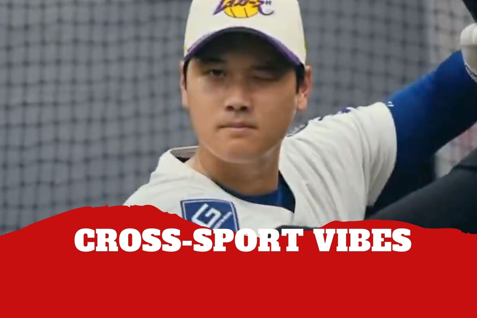 Ohtani channels Laker spirit with Japanese Lakers hat promo