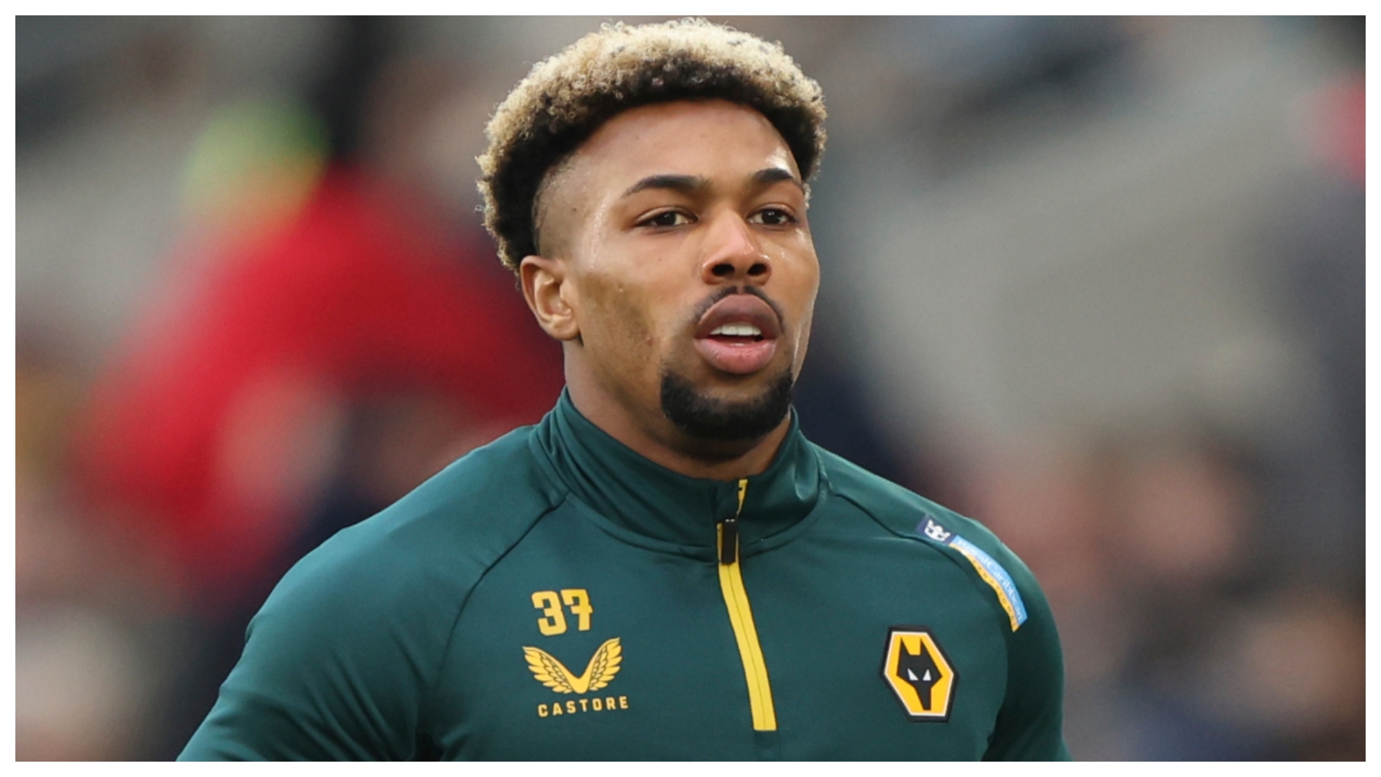 Adama Traore with Wolverhampton.