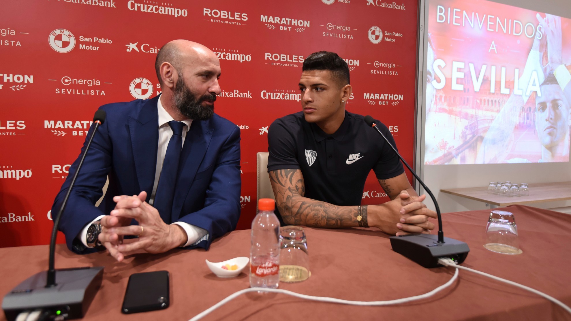 Monchi and Diego Carlos.