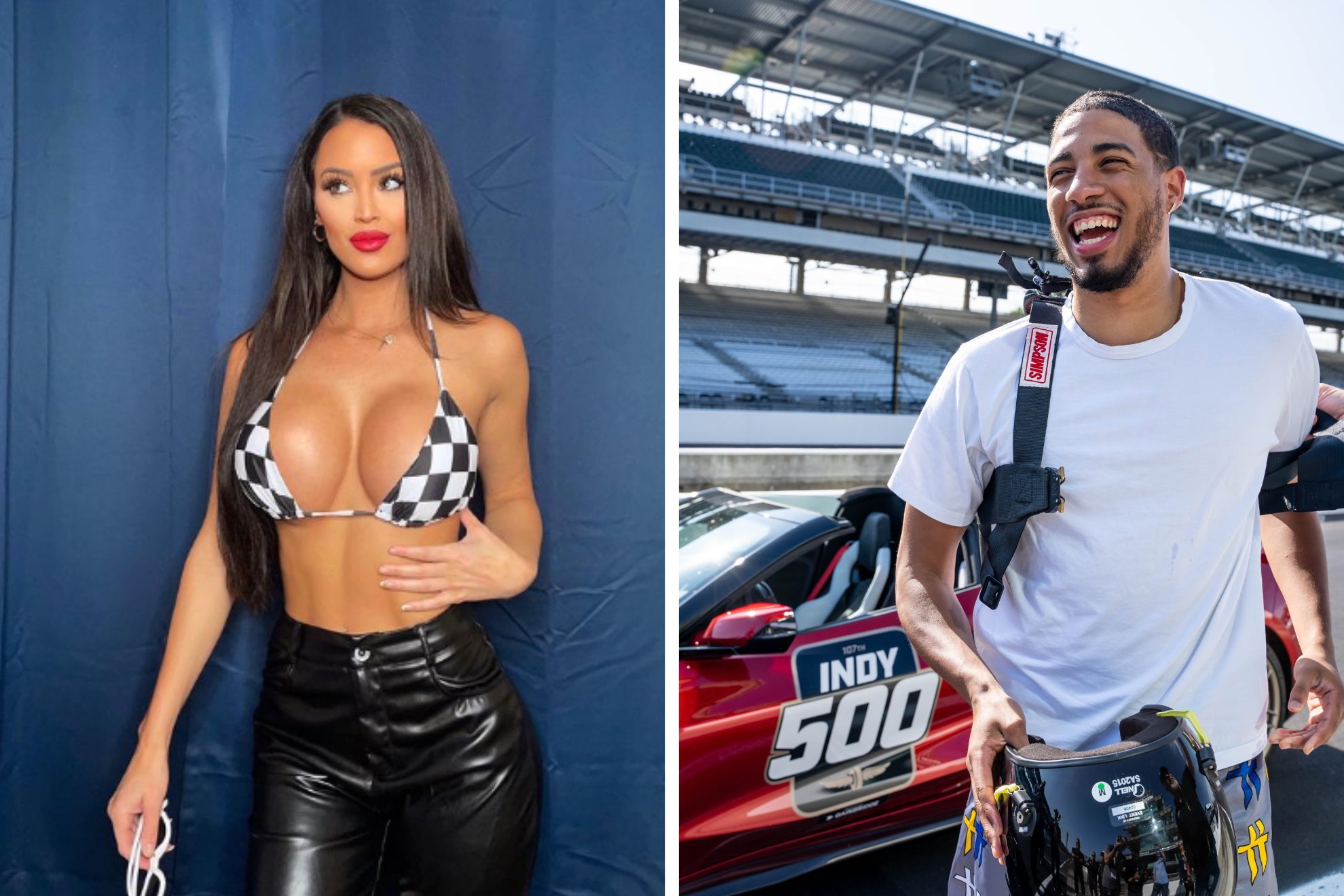 Rachel Stuhlmann (left) and Tyrese Haliburton (right)