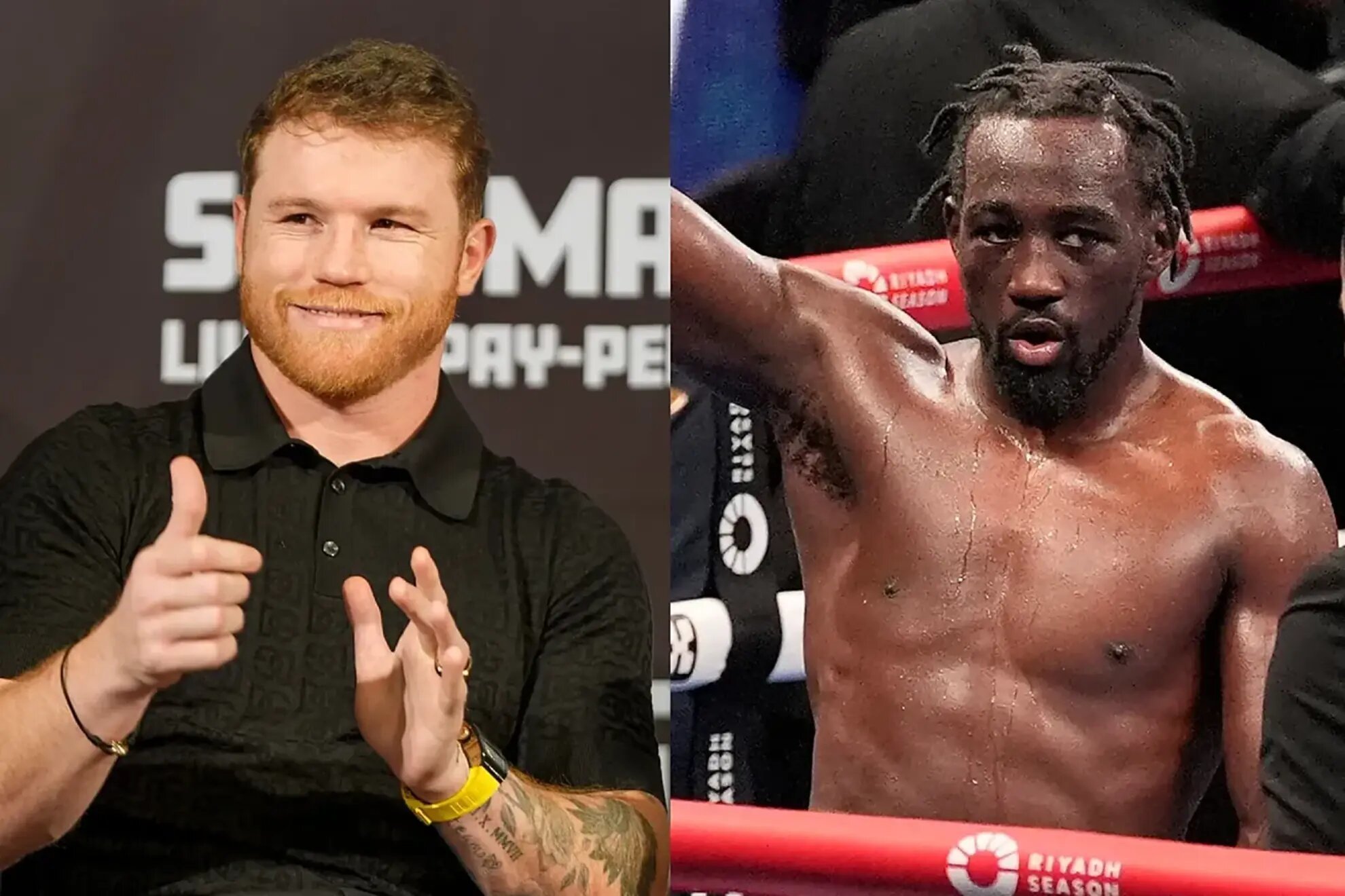 Terence Crawford and Canelo Alvarez