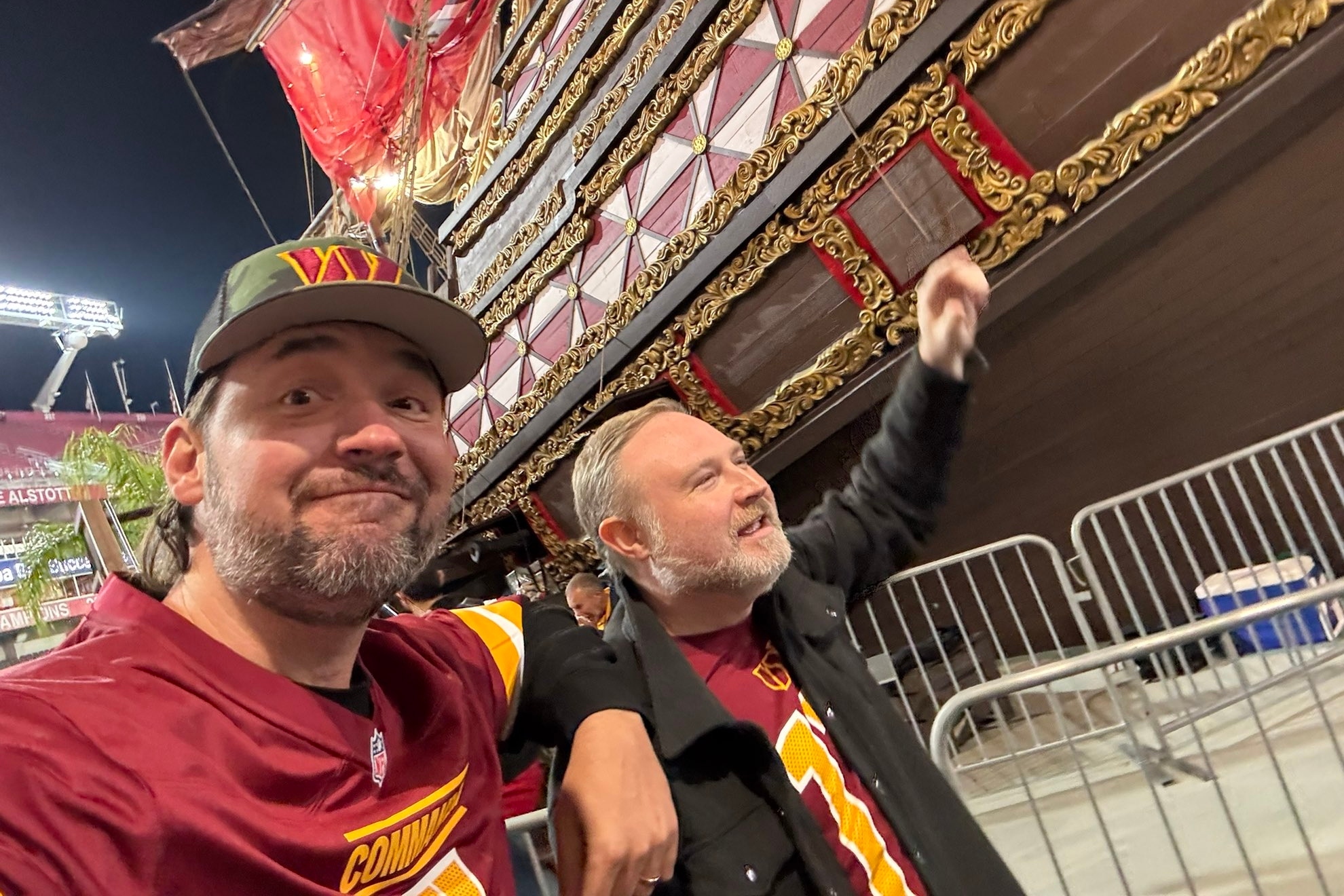 Serena Williams' Husband Brings the Hype as Commanders Stun the Bucs