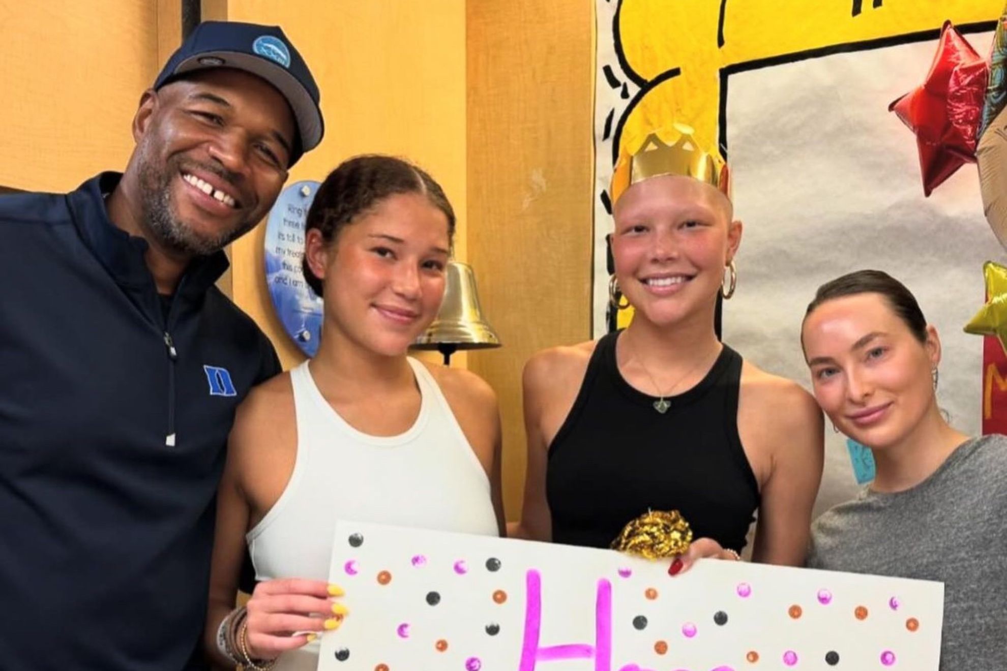 Michael Strahan's family is not giving up hope.