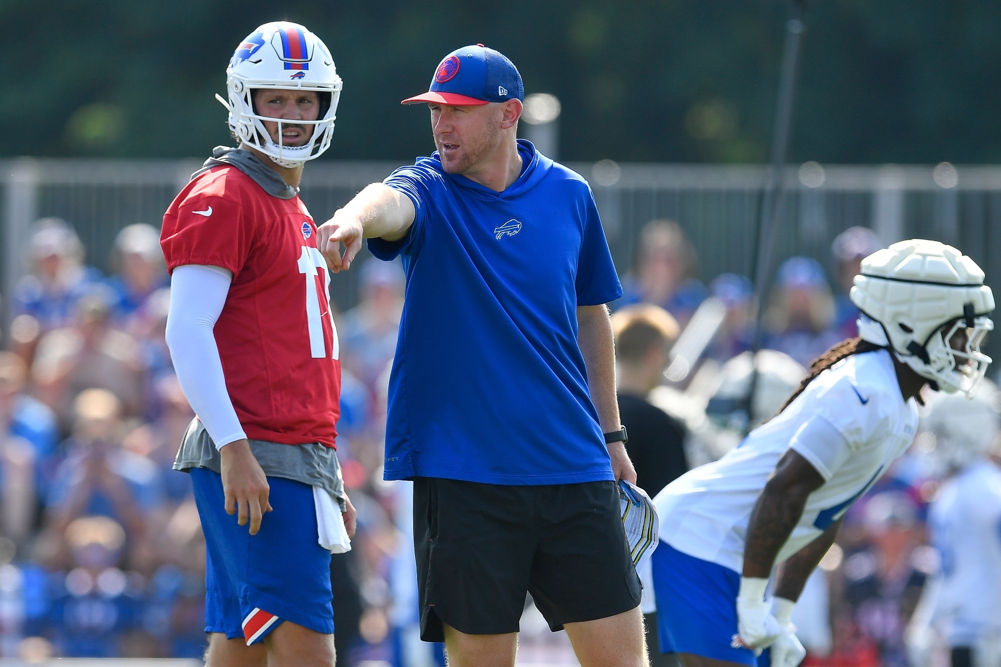 Buffalo Bills offensive coordinator Joe Brady