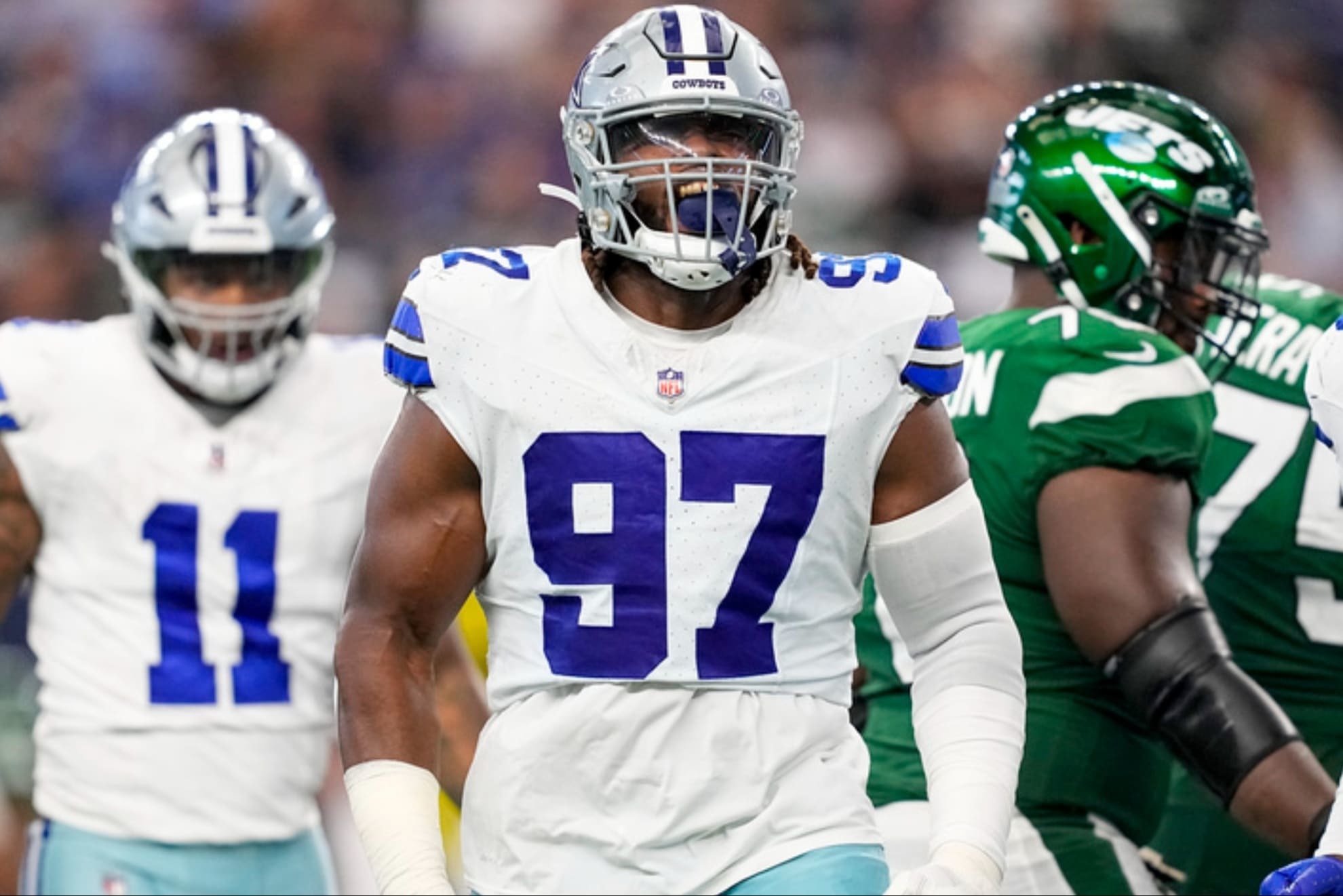 Osa Odighizuwa with the Cowboys&nbsp;