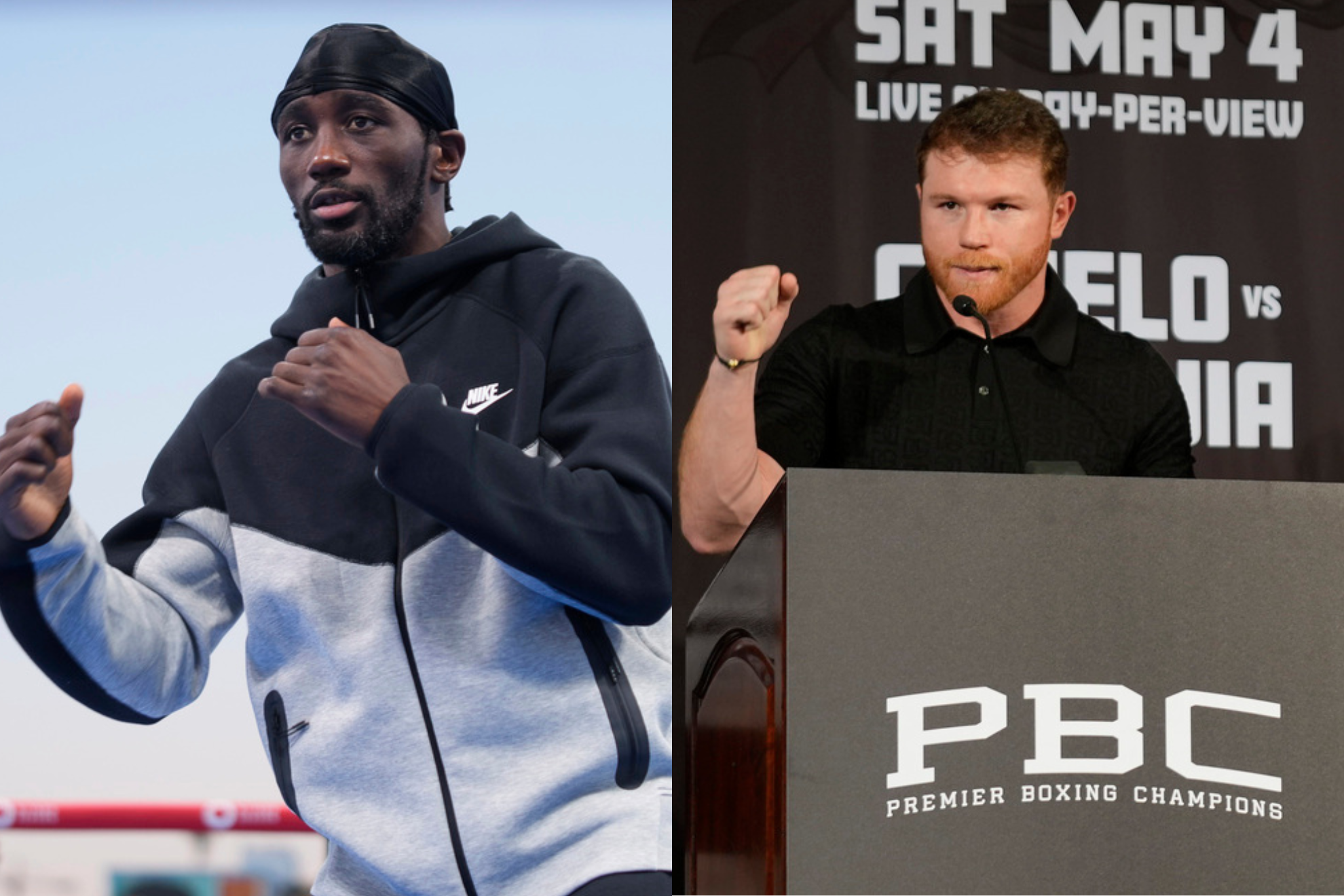Terence Crawford and Canelo Alvarez.