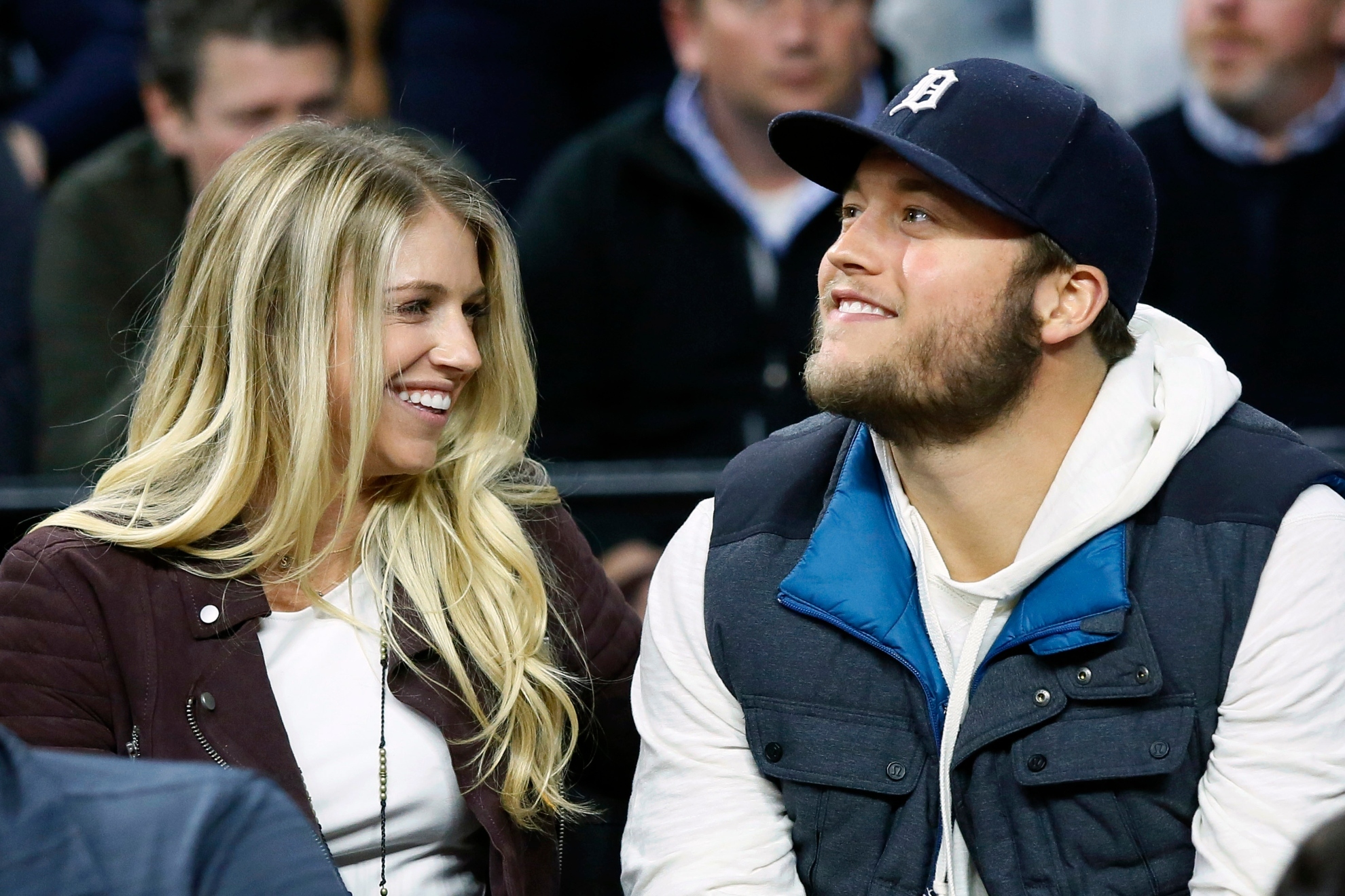 Matthew and Kelly Stafford LaPresse