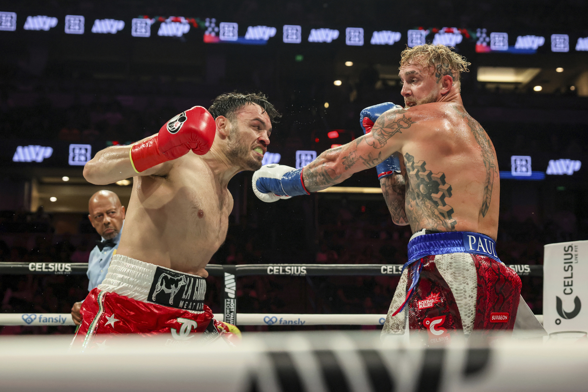 Jake Paul defeated the Mexican fighter Julio Cesar Chavez Jr. and set a new gate record in the process