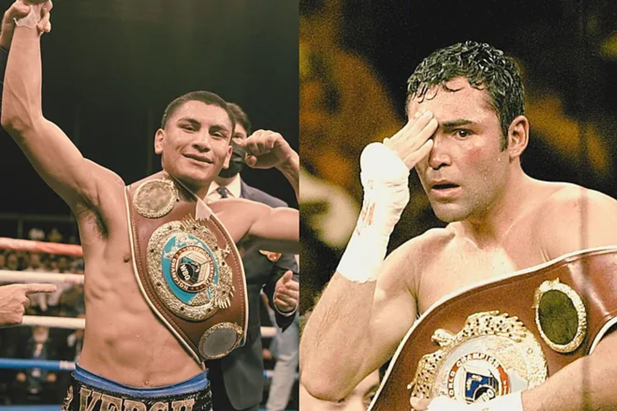 Oscar De La Hoya and Vergil Ortiz