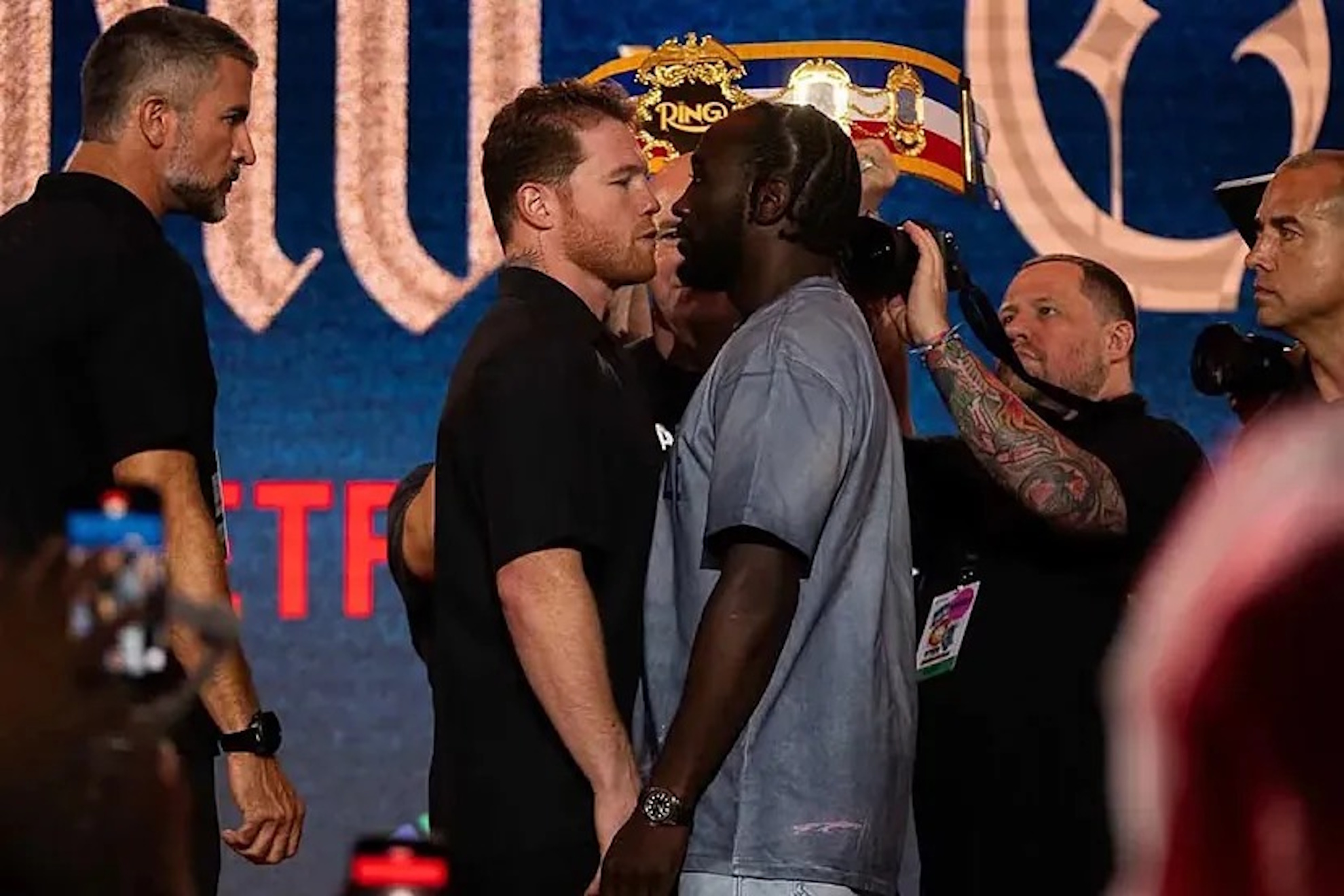 Canelo Álvarez and Terence Crawford.