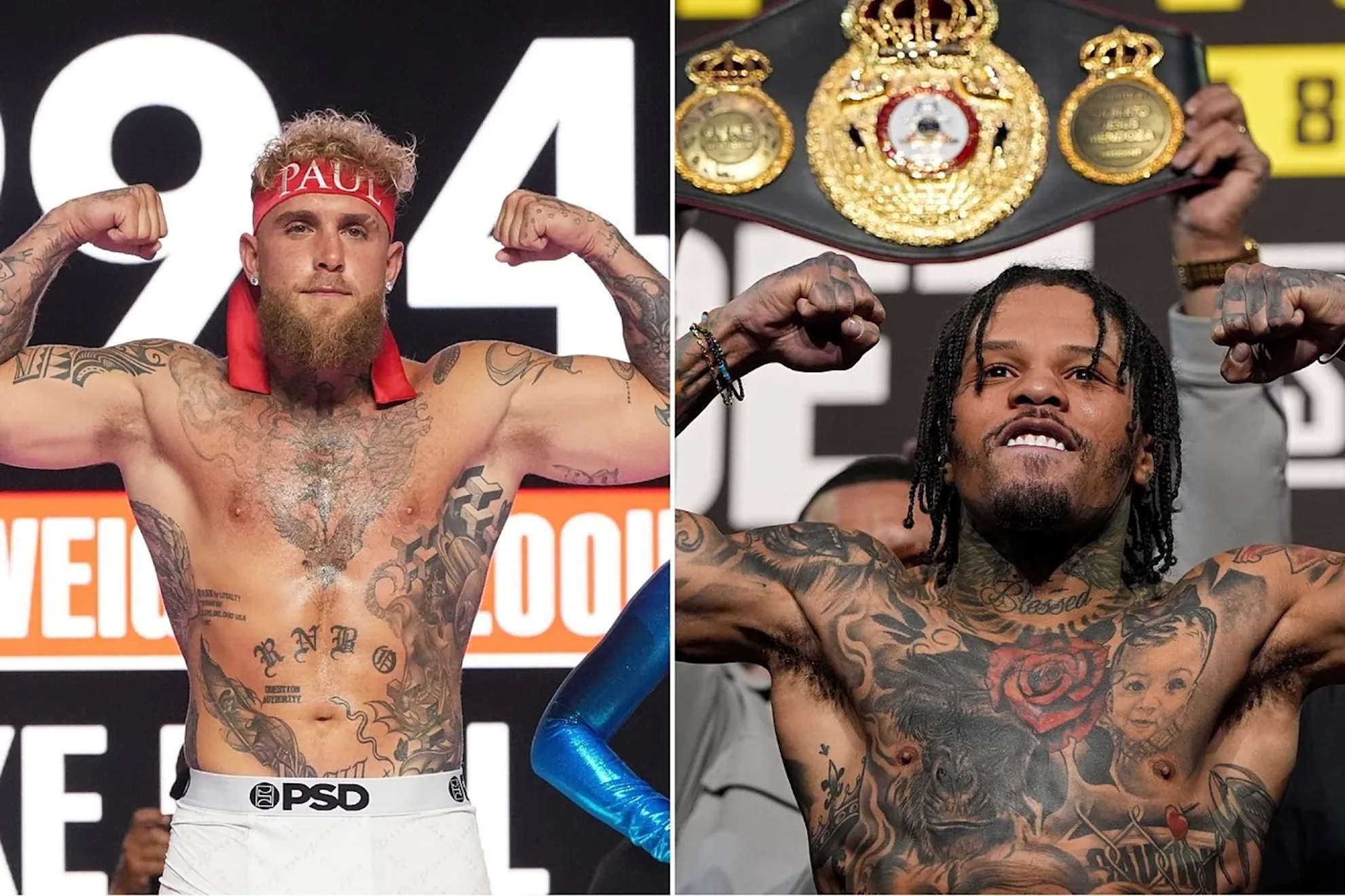 Jake Paul and Gervonta Davis.