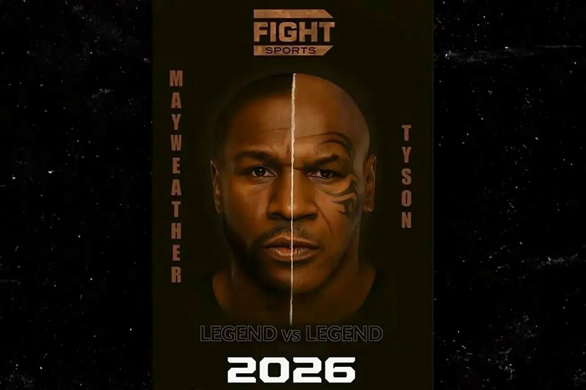 Floyd Mayweather vs. Mike Tyron.