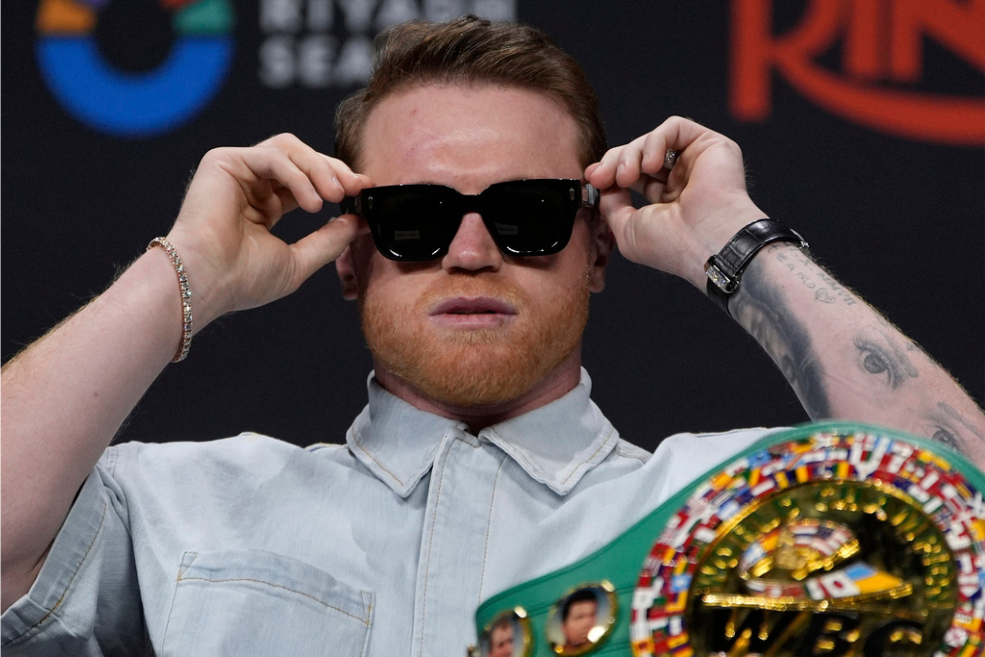 Canelo Alvarez knows how to get fans talking with his recent outfits at public events.