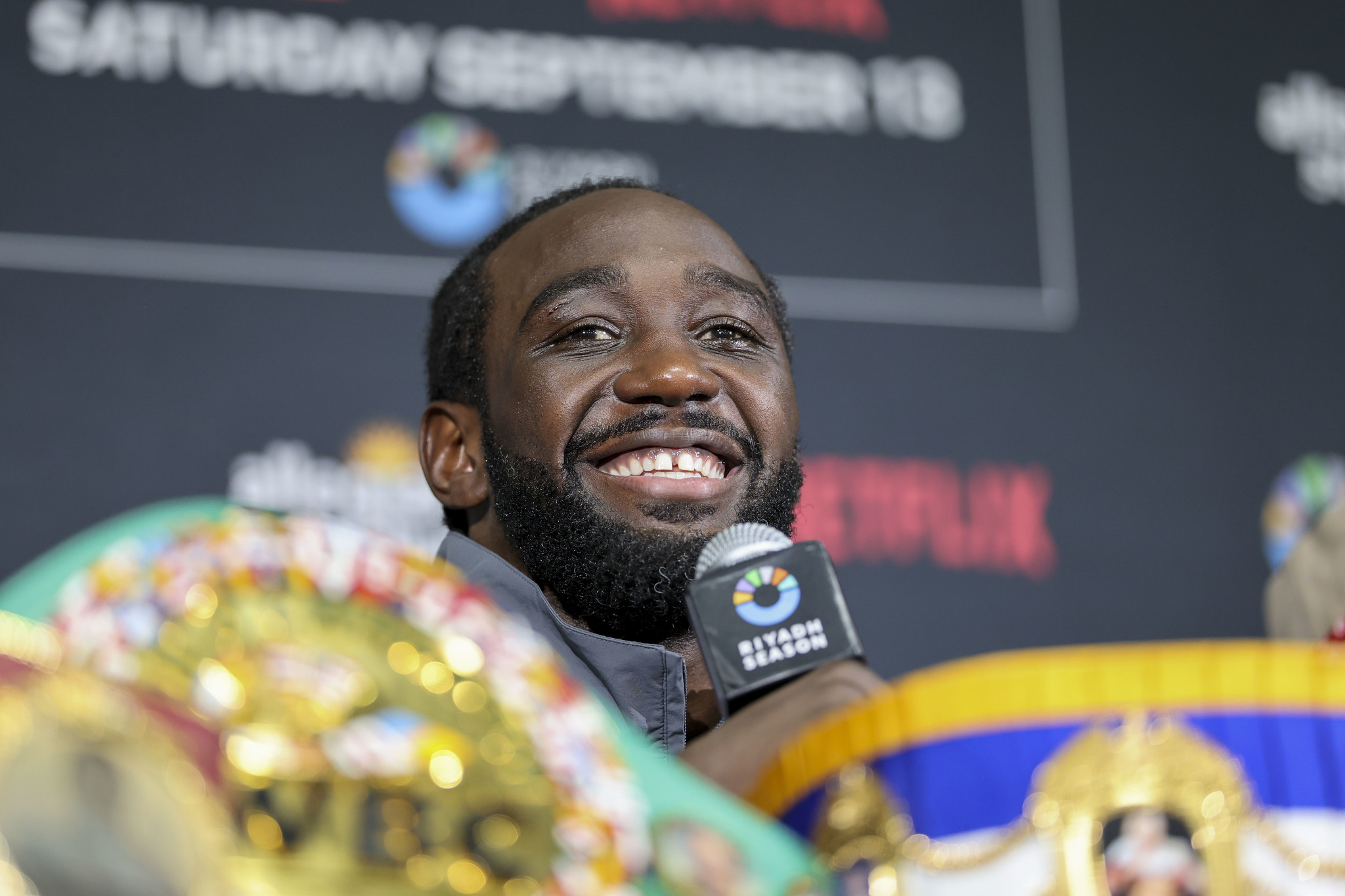 Terence Crawford beat Saúl "Canelo" Álvarez by unanimous decision at Allegiant Stadium in Las Vegas. EFE/ Octavio Guzmán