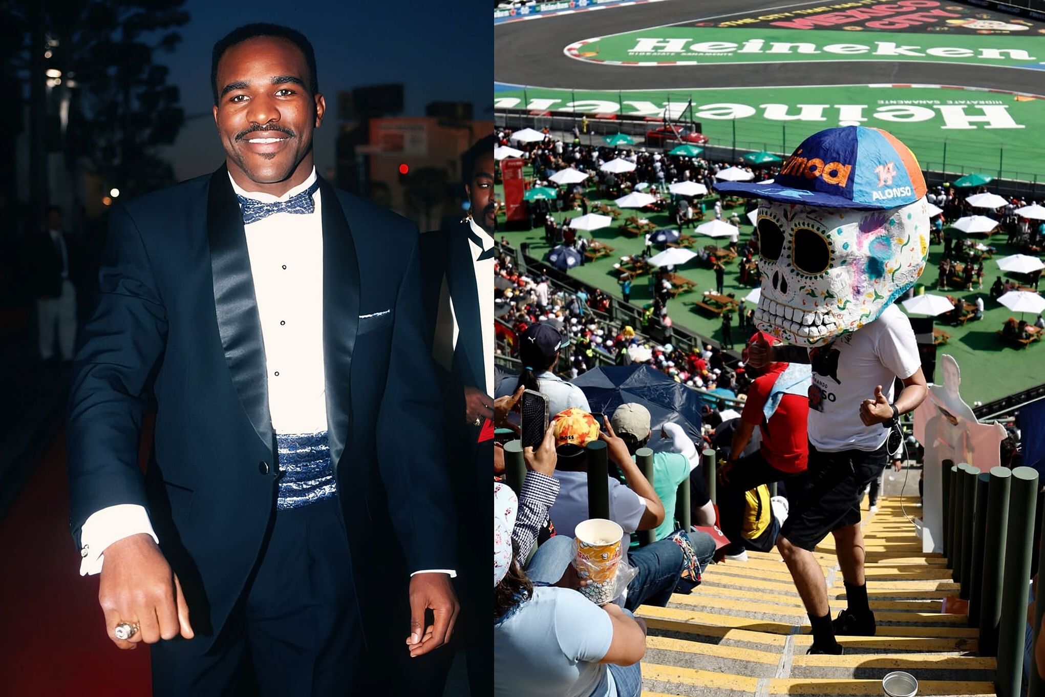 Evander Holyfield sparked curiosity about his favorite F1 team while enjoying the Mexican Grand Prix.