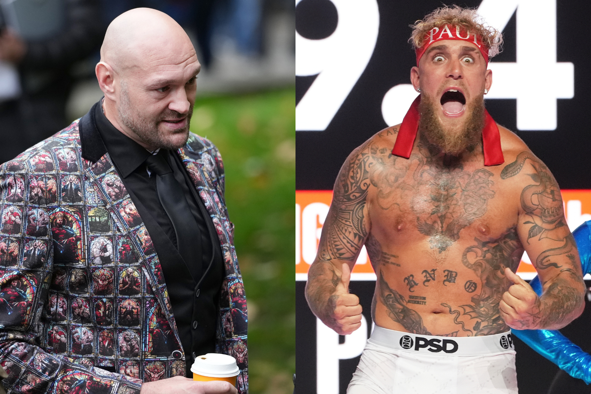 Tyson Fury won't be fighting Jake Paul, and it sounds like he's backing him against Anthony Joshua.
