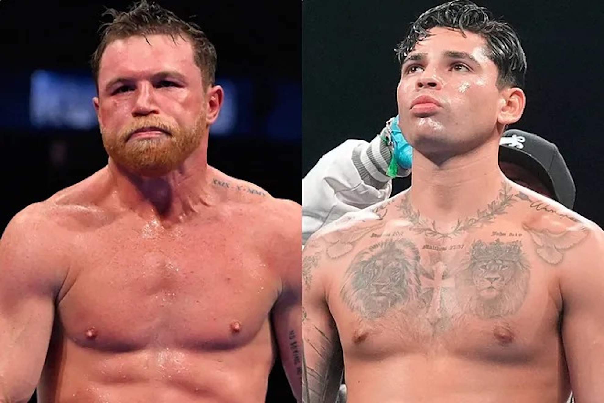 Canelo Alvarez and Ryan Garcia.