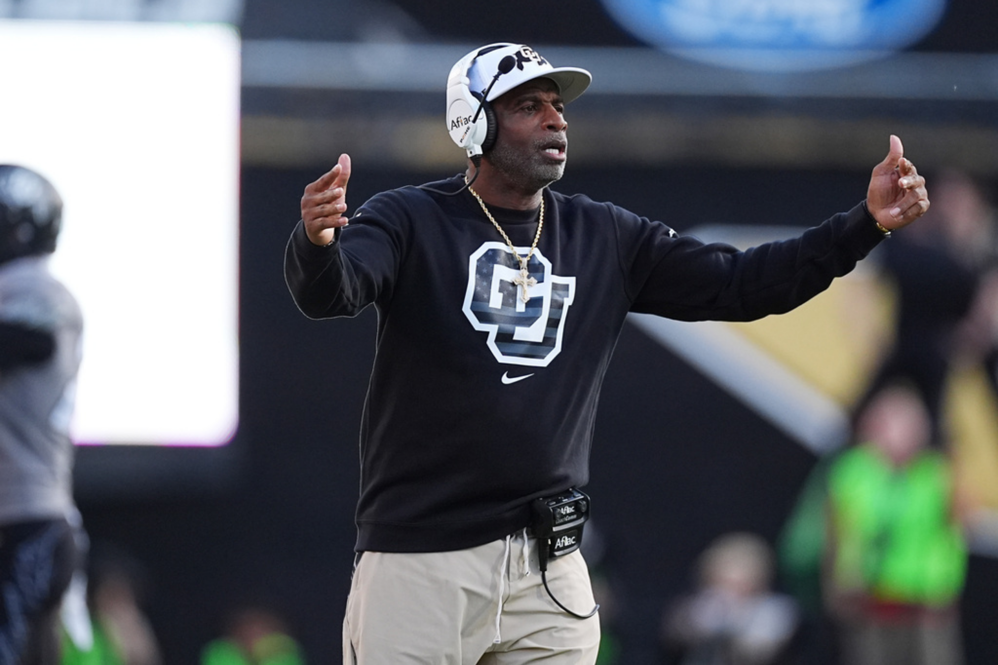 Colorado head coach Deion Sanders