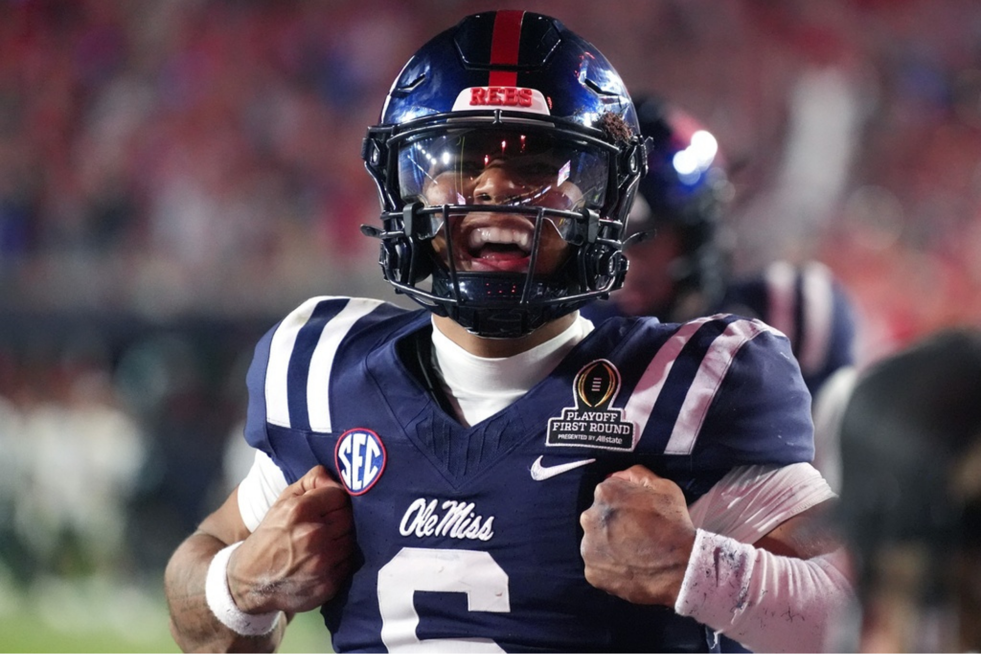 Trinidad Chambliss has penned a new deal with Ole Miss, but there are complications involved