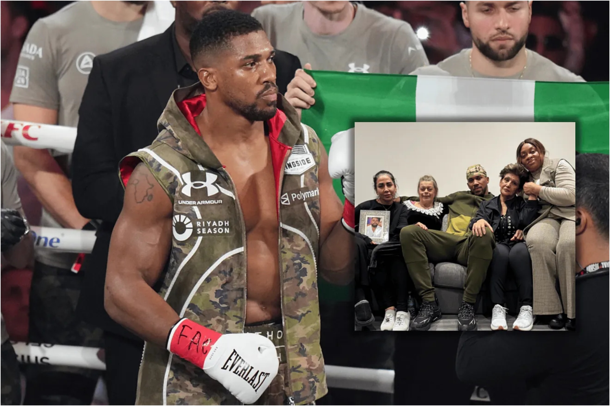 Anthony Joshua lost two friends.
