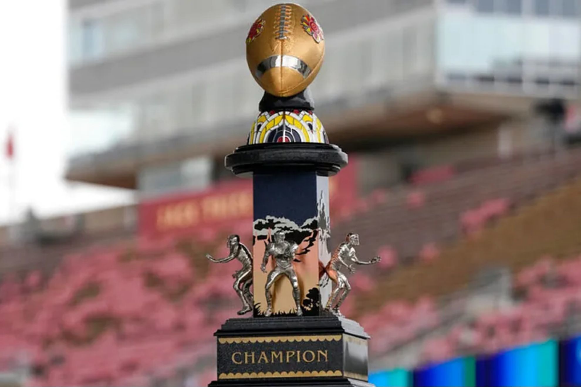 The Fiesta Bowl trophy