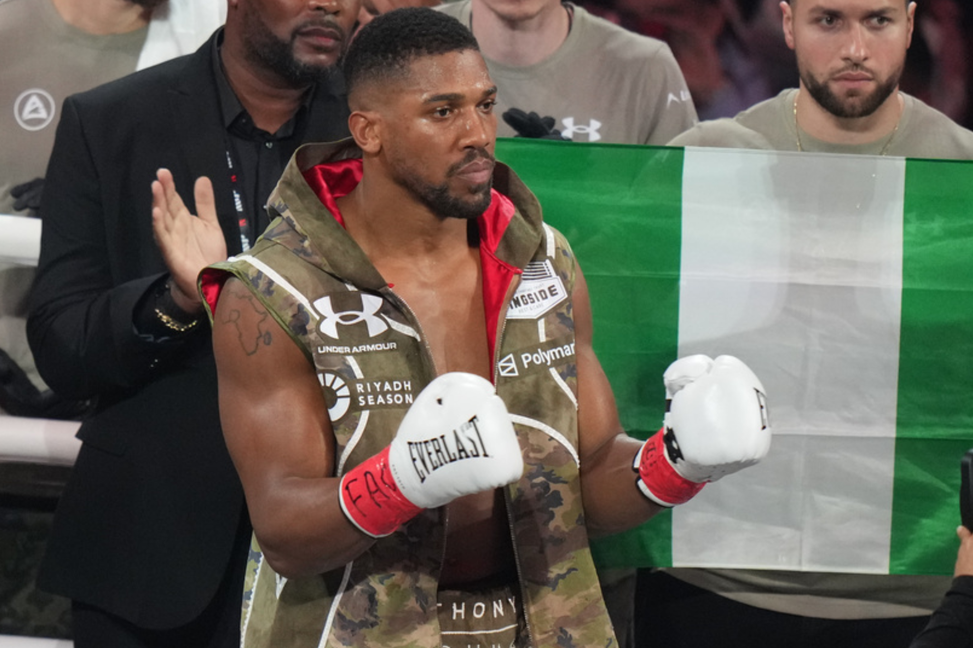 Anthony Joshua went back to his roots in Nigeria following his victory over Jake Paul, but it ended in tragedy.