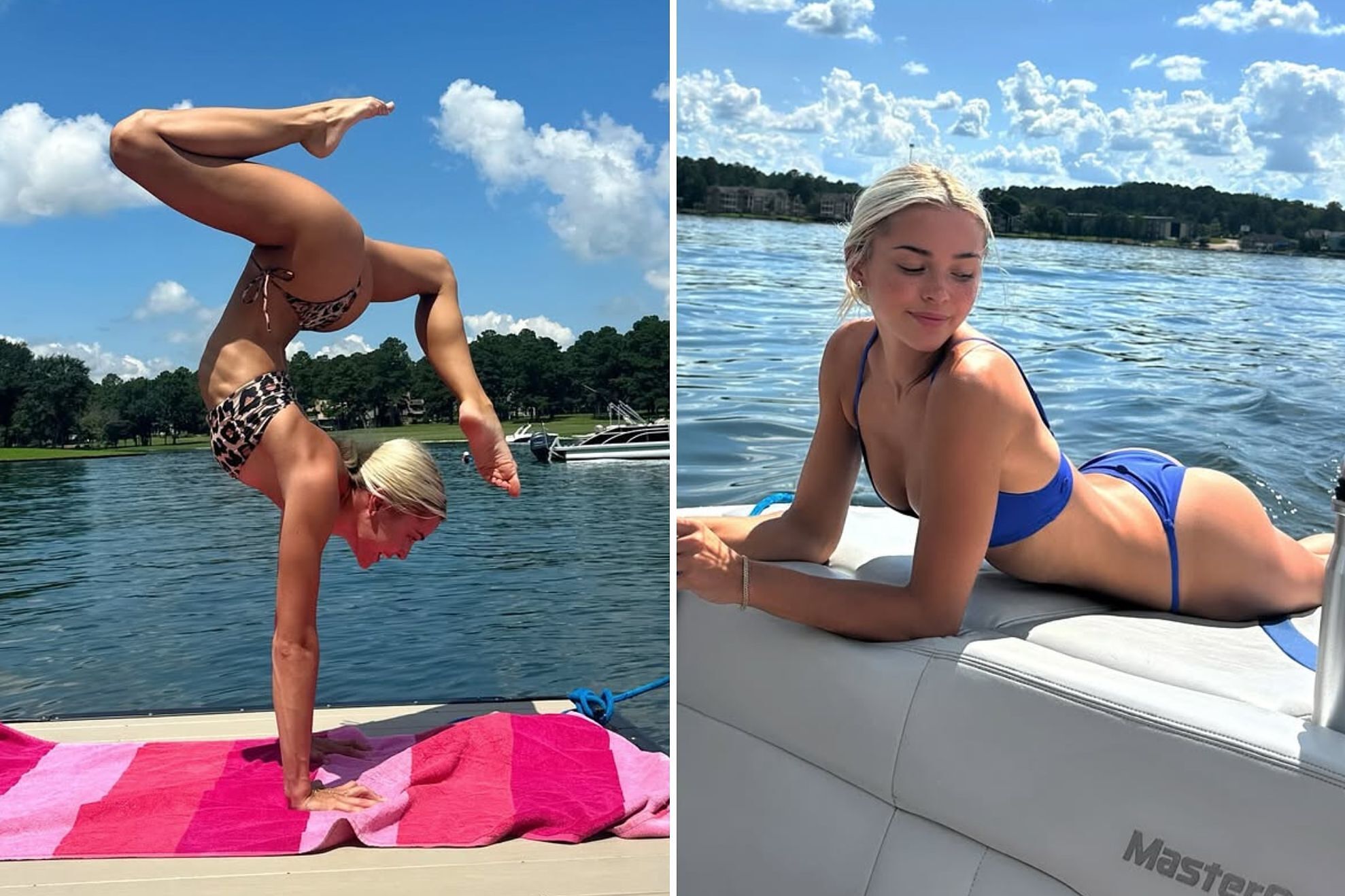 For Dunne, soaking up vitamin D is clearly part of the routine