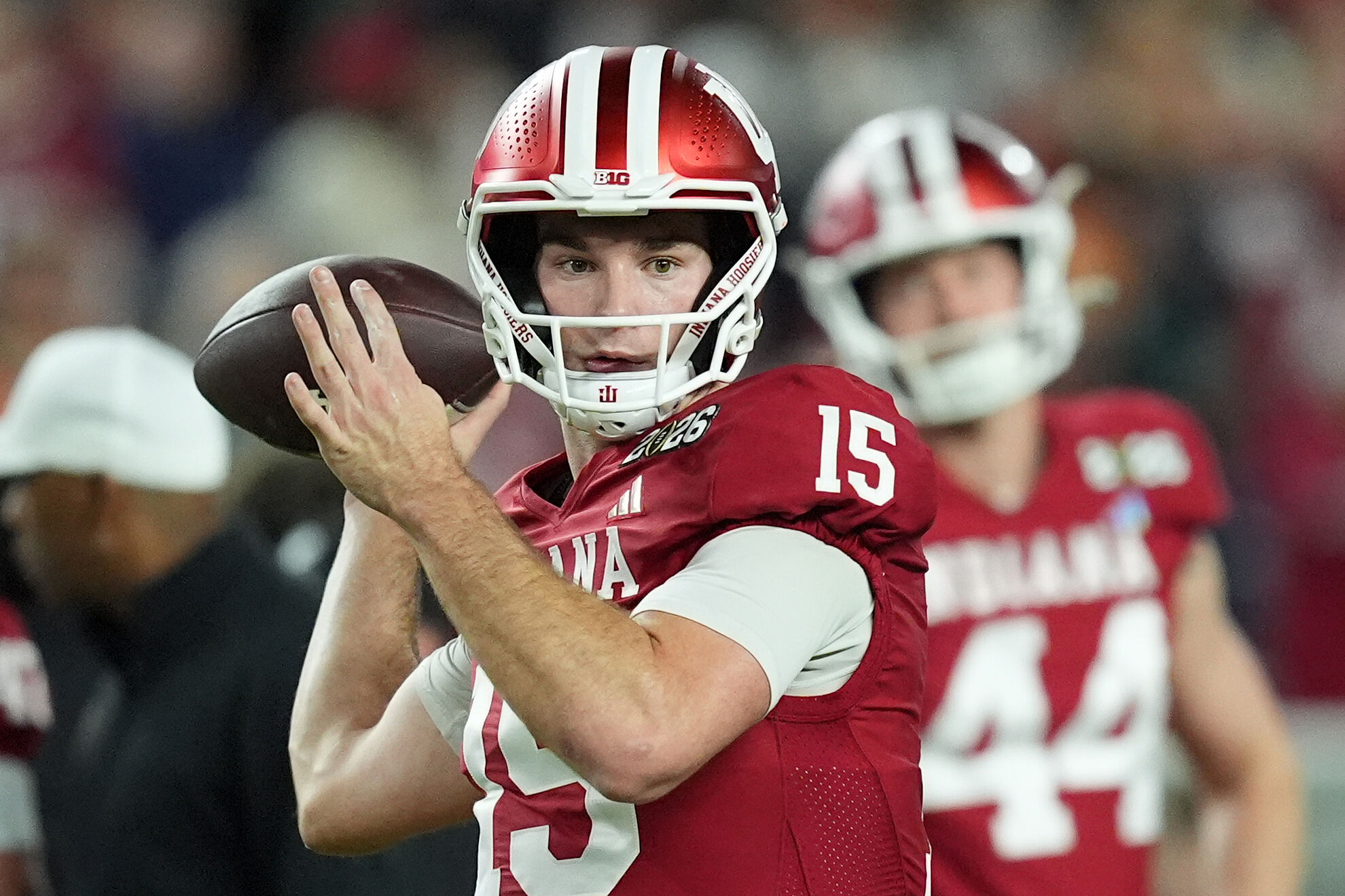 Indiana quarterback Fernando Mendoza