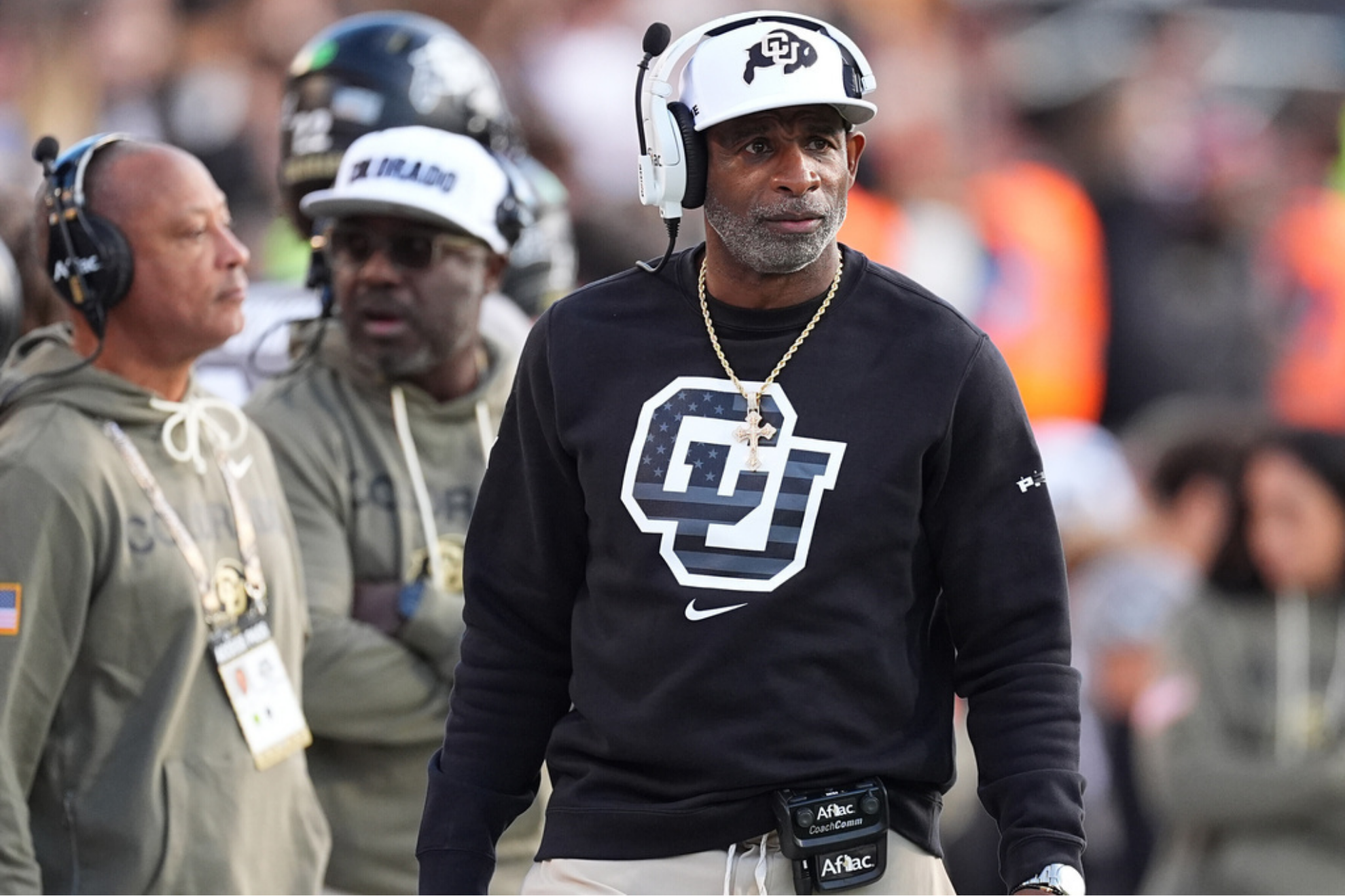 Colorado head coach Deion Sanders