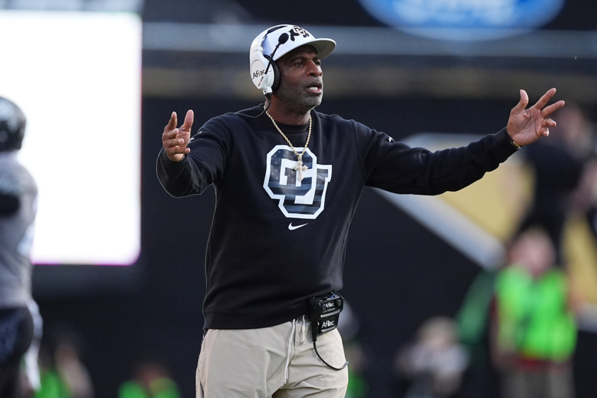 Colorado head coach Deion Sanders