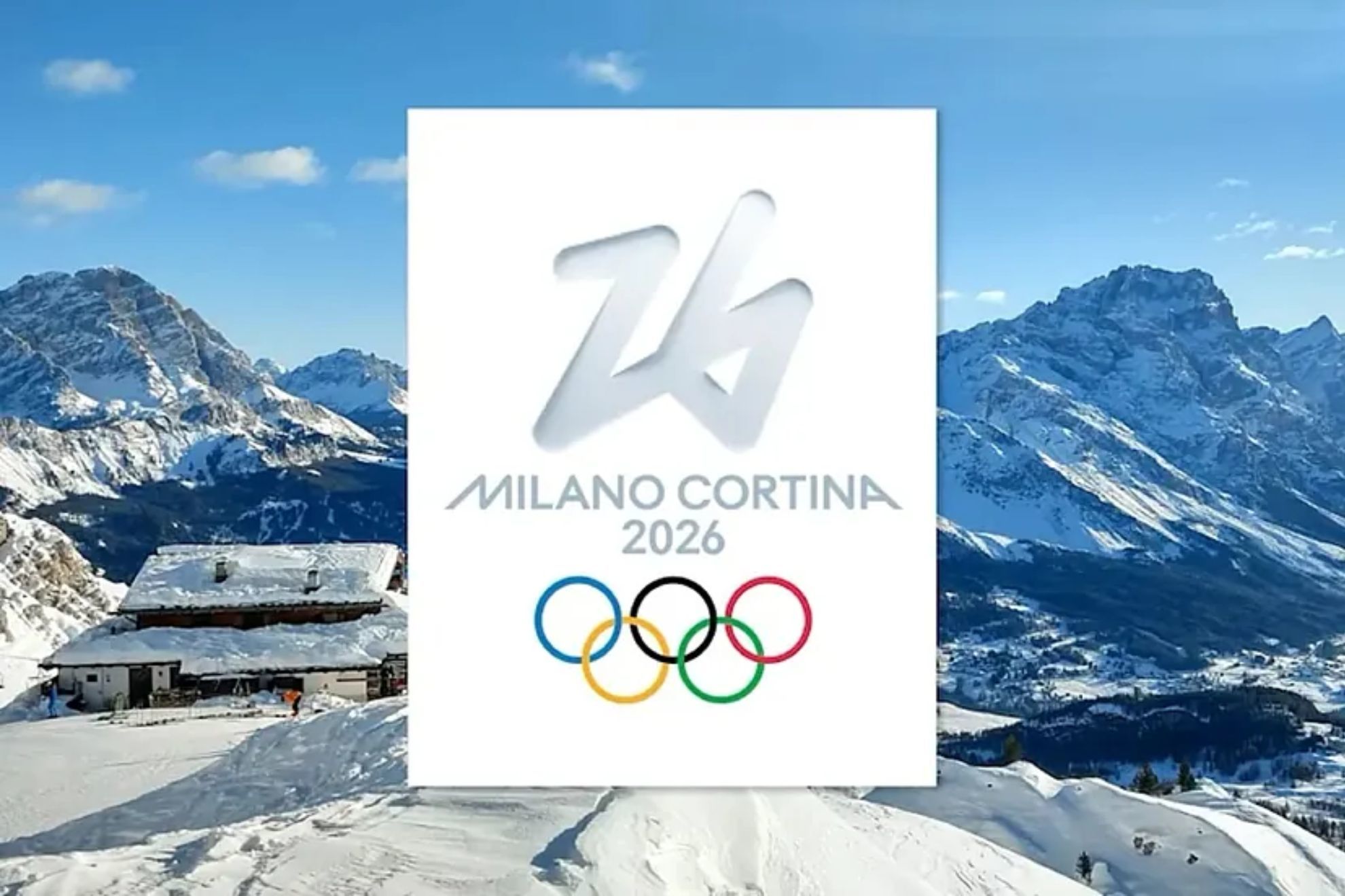 Poster for the 2026 Winter Olympics.