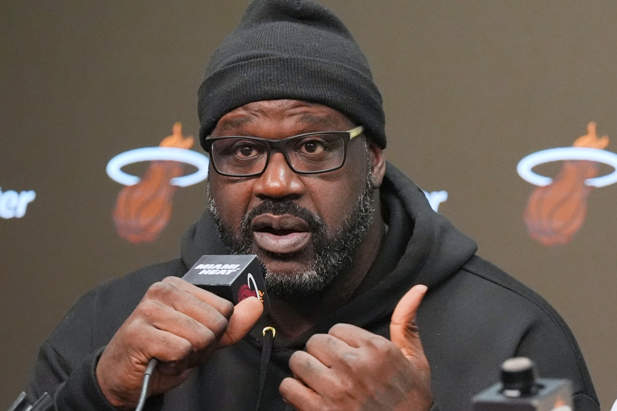 Shaquille O'Neal reacts to 10,000 condom shortage in Olympic Village