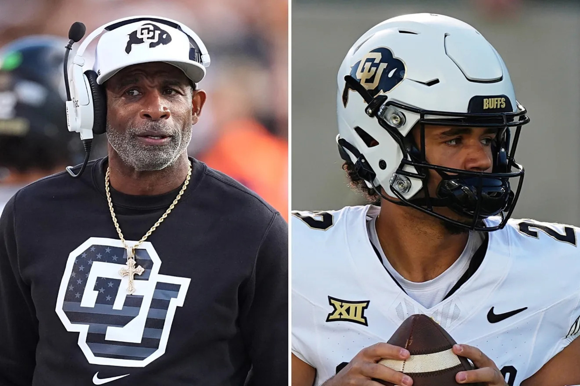 Deion Sanders and Dominiq Ponder