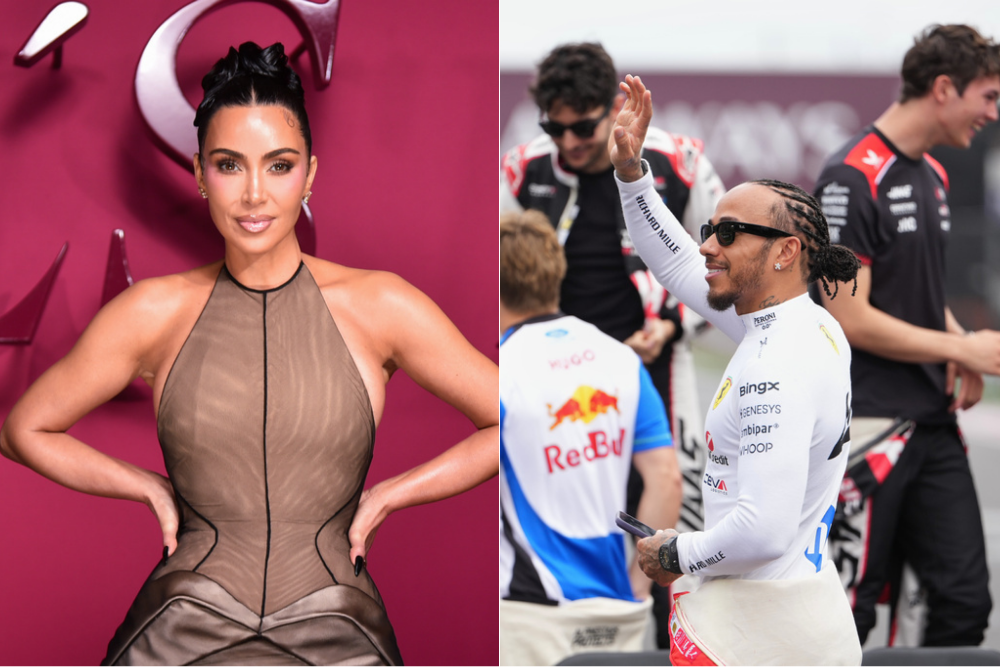 Kim Kardashian &amp; Lewis Hamilton