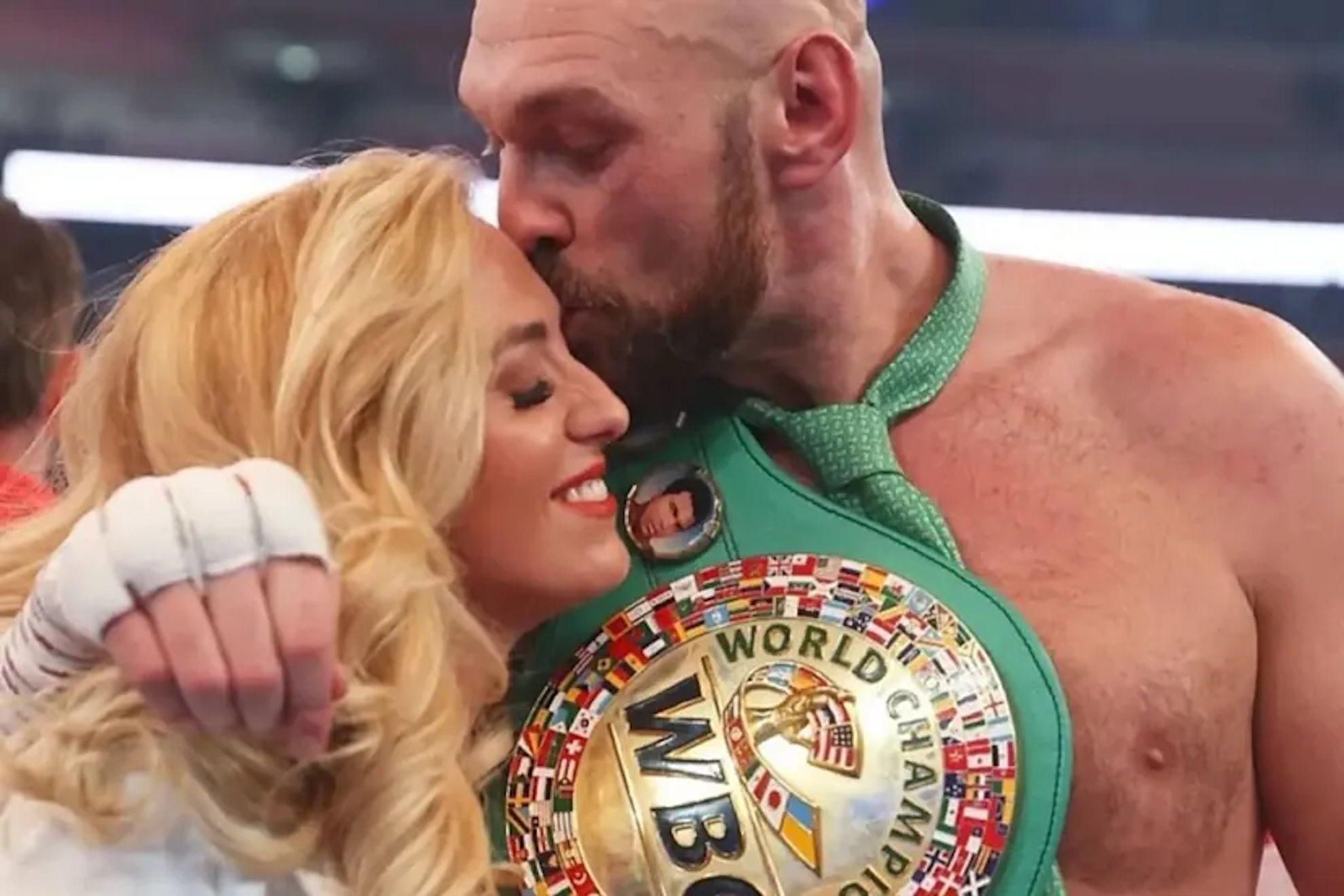 Tyson Fury and his wife Paris.