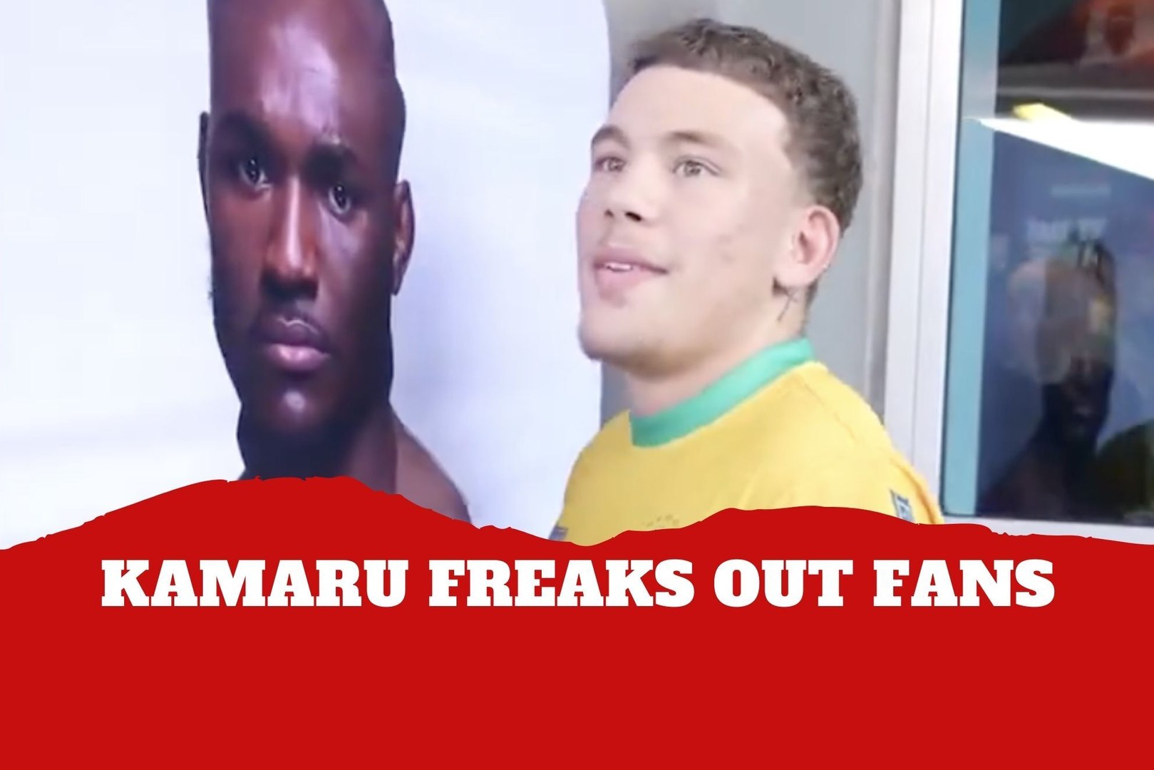 Kamaru Usman freaks out MMA fans who were talking trash about him