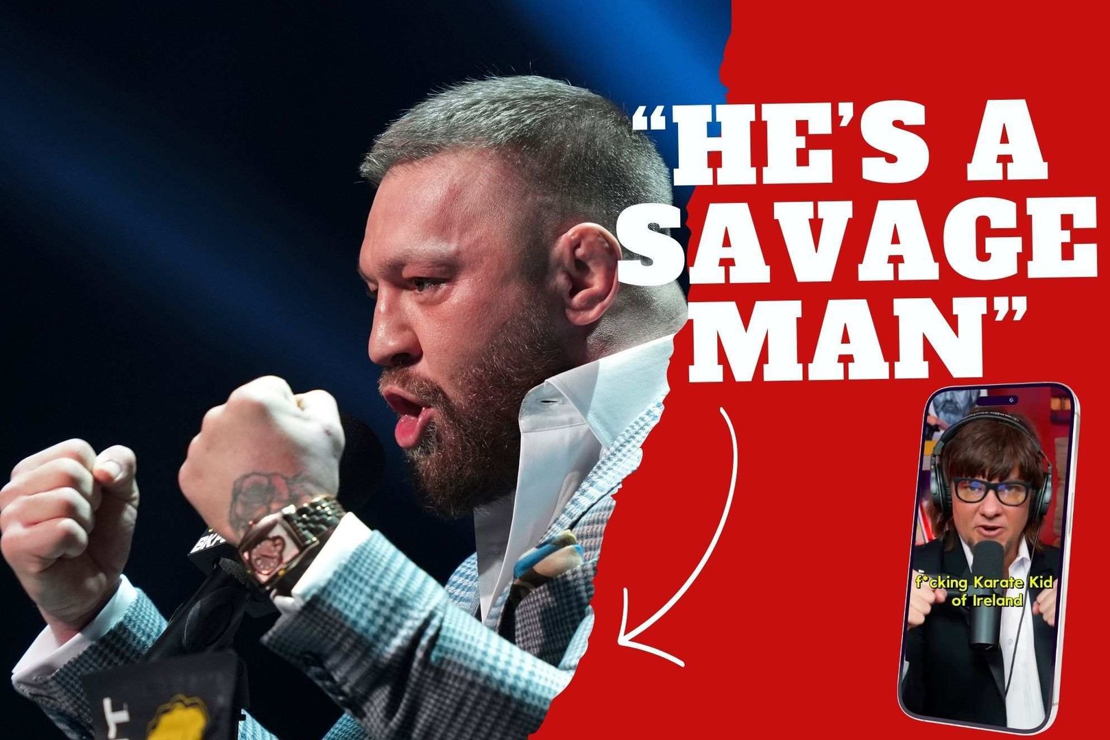 Violent tallest leprechaun! Theo Von describes the argument between Conor McGregor and the Paul brothers