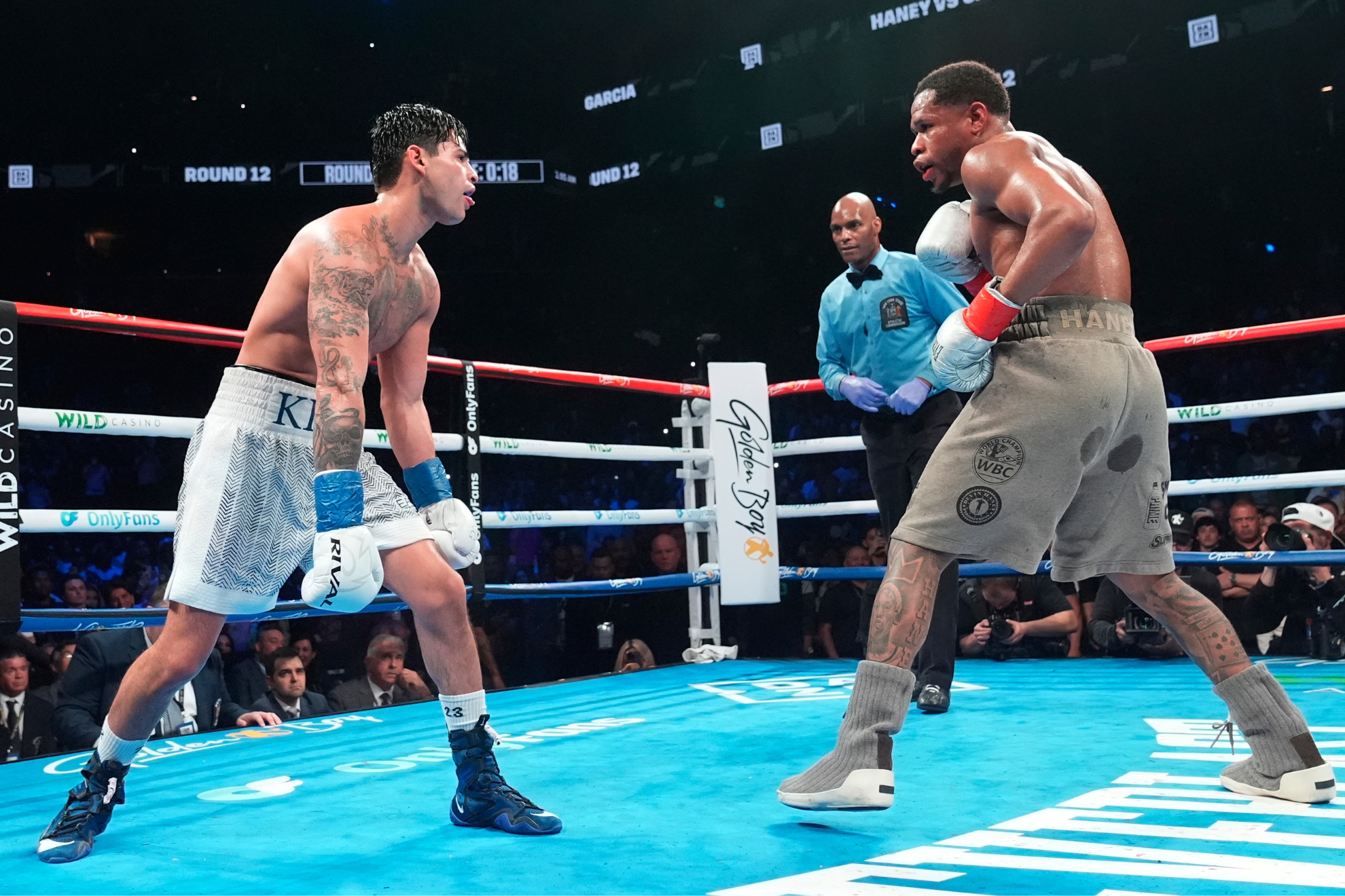 Ryan Garcia vs. Devin Haney in Brooklyn.