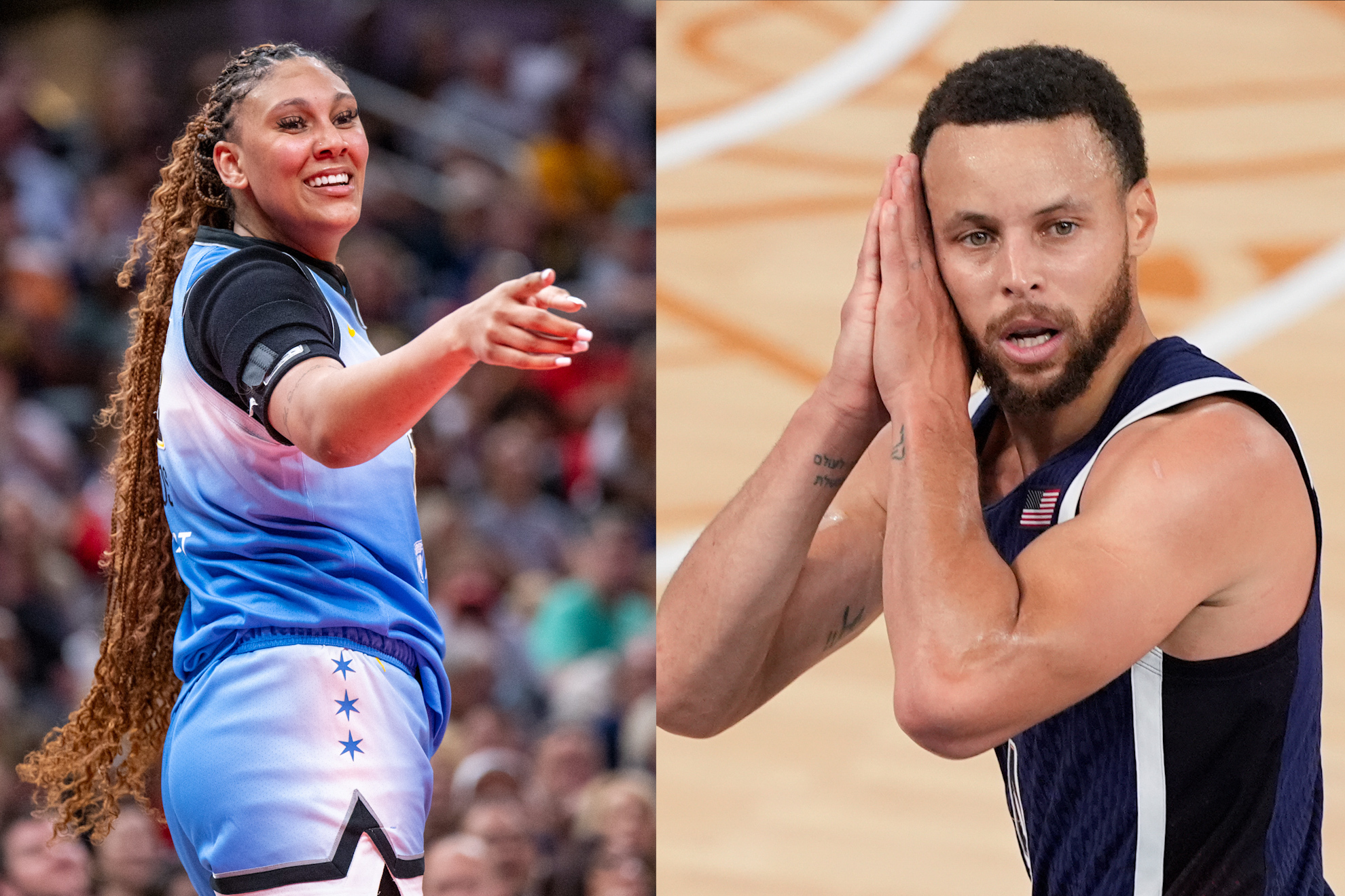 Kamilla Cardoso / Stephen Curry