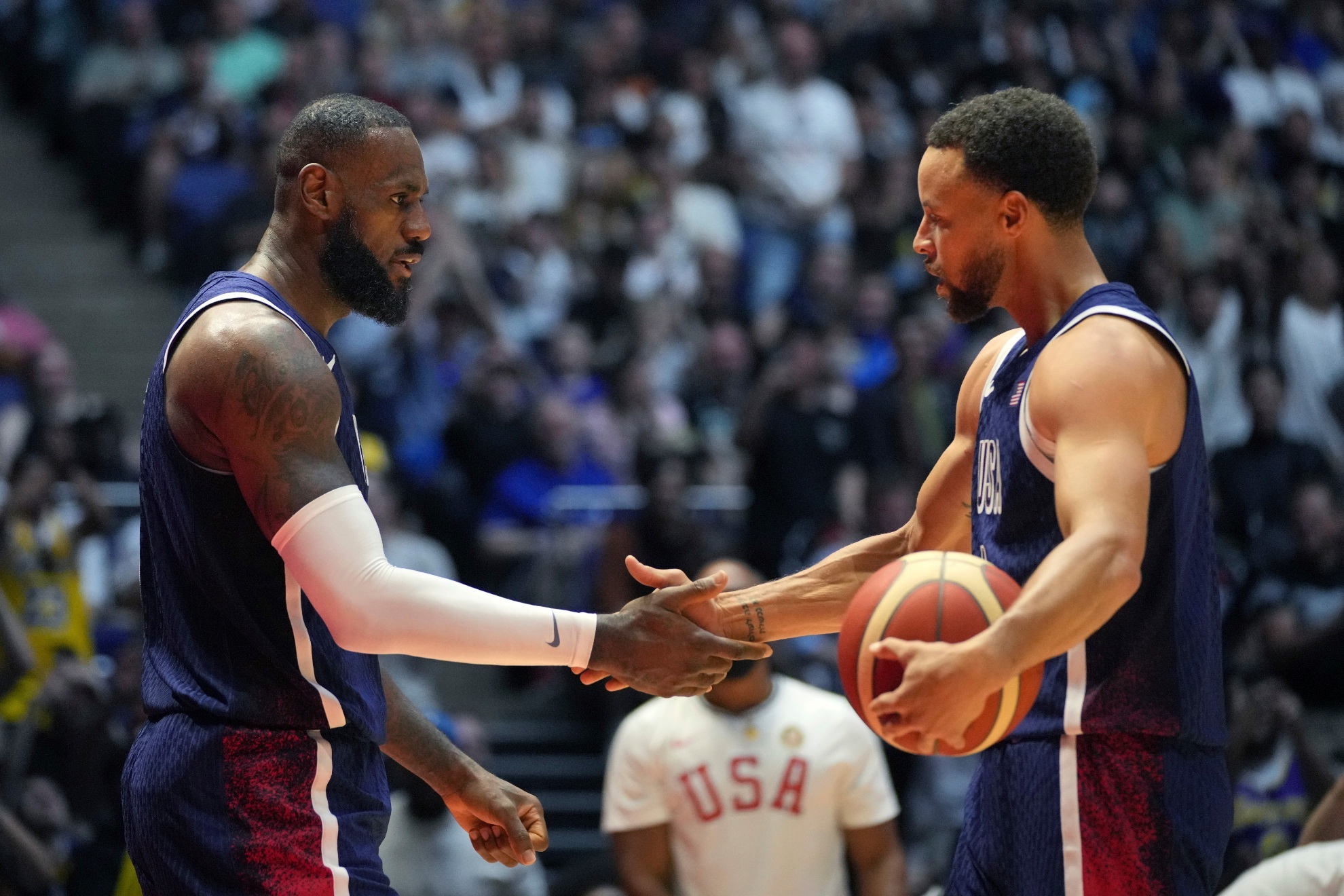LeBron James and Stephen Curry