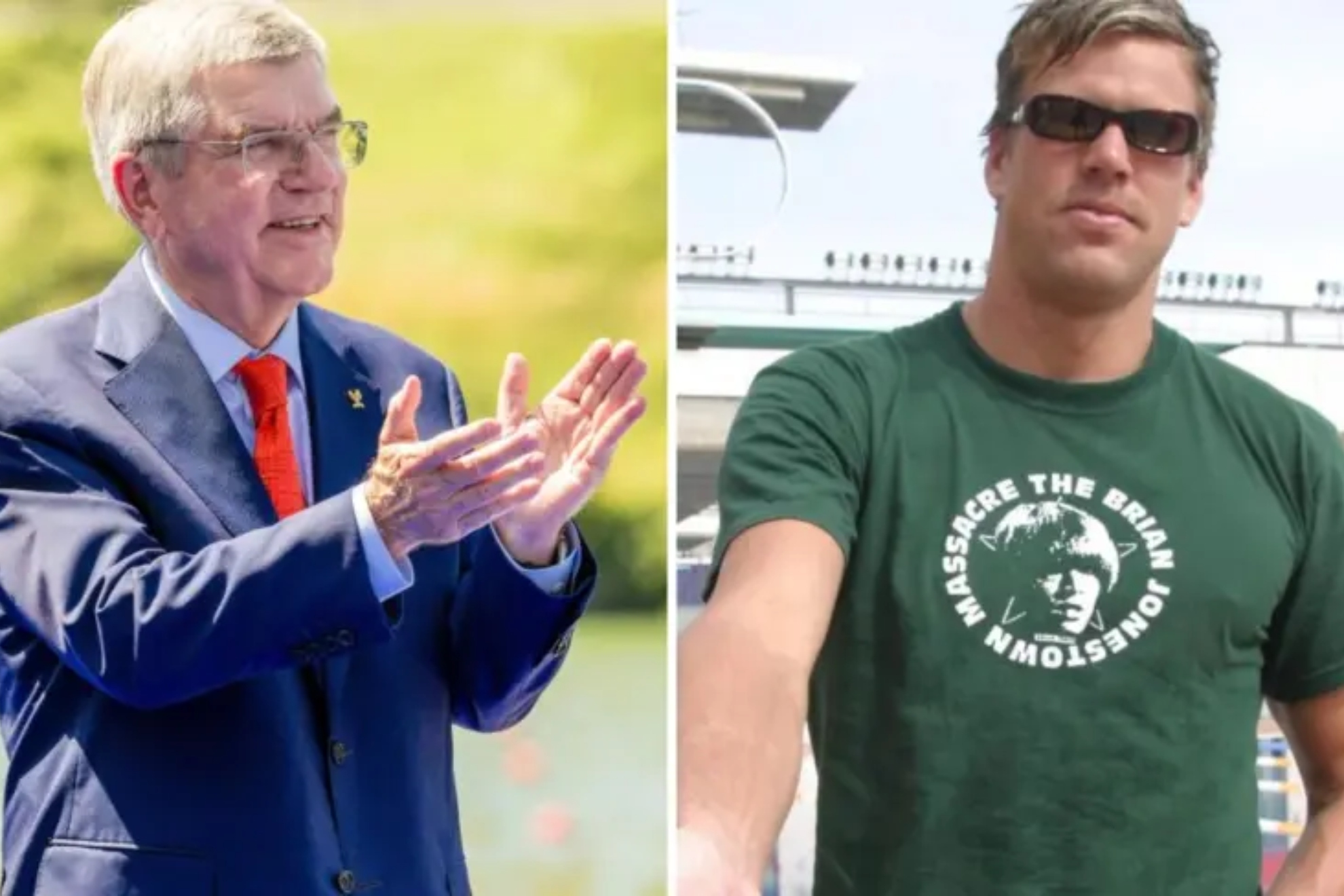 Thomas Bach y Gary Hall Jr