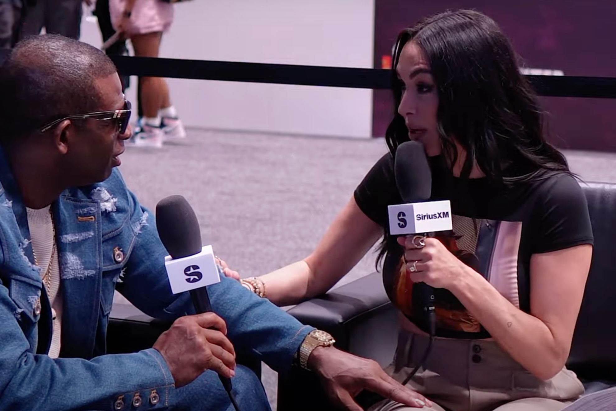Deion Sanders was ready to risk it all with TV presenter when she told him " I've been into dark chocolate lately"