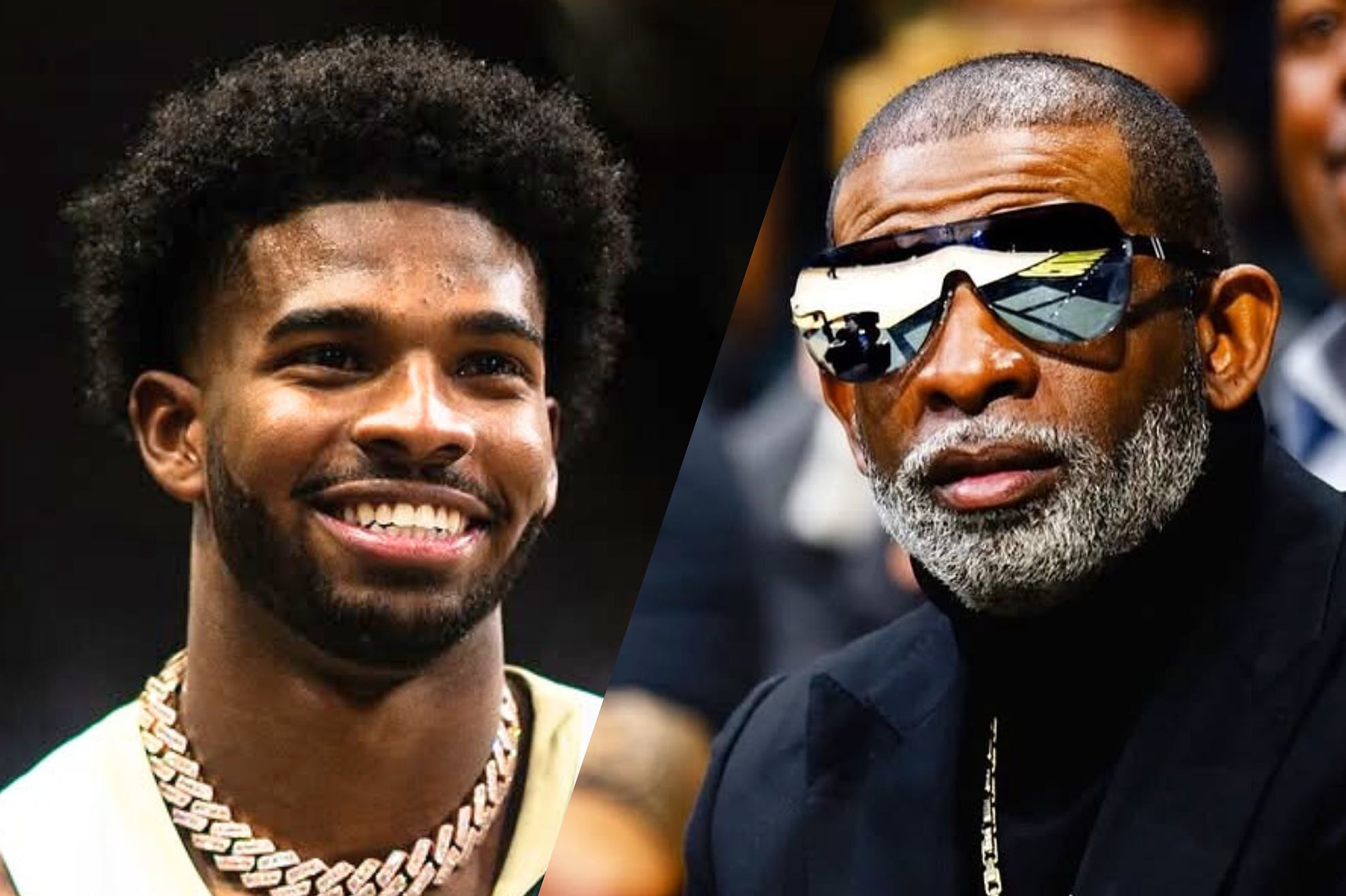 Deion Sanders drops wisdom words while Shedeur hilariously shuts him down with trolling words