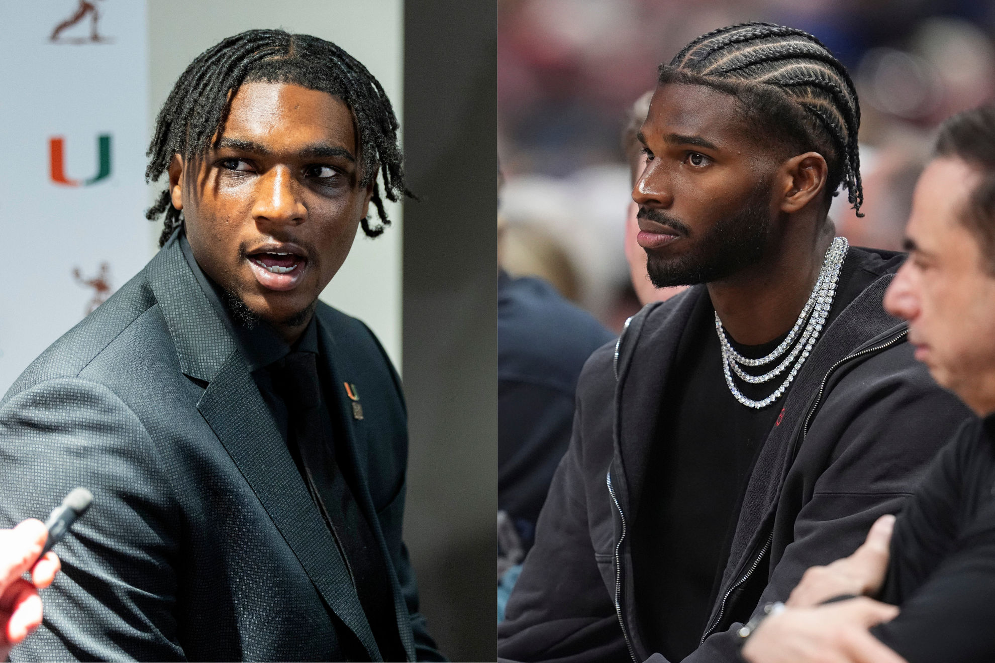 Cam Ward and Shedeur Sanders are tentatively expected to be the first two quarterbacks picked in the 2025 NFL Draft.