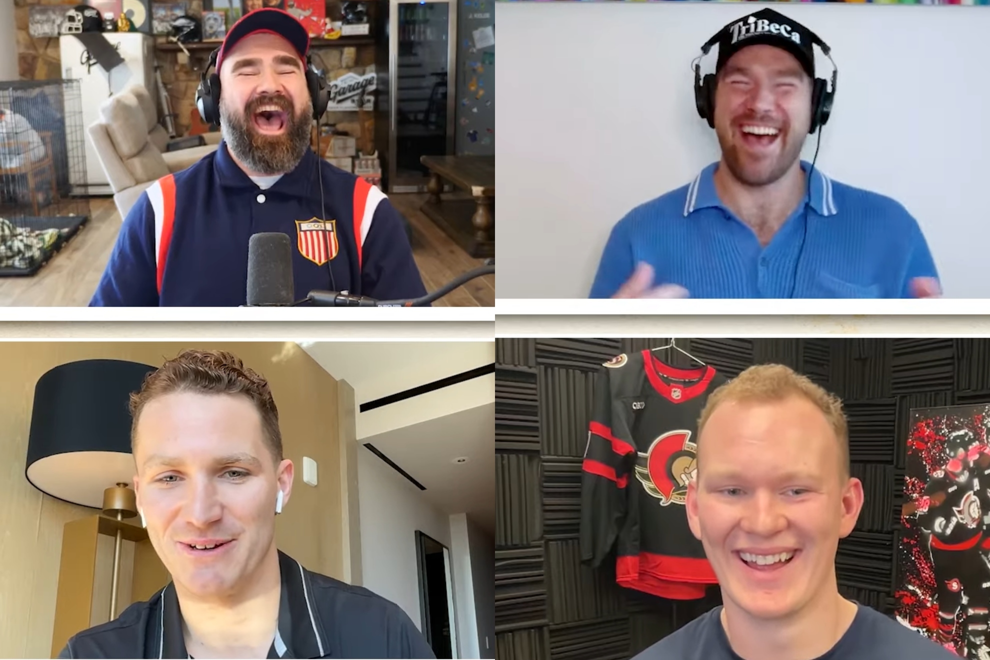 Tkachuk Brothers Stun Travis and Jason Kelce with the Truth Behind Their 4 Nations Brawl