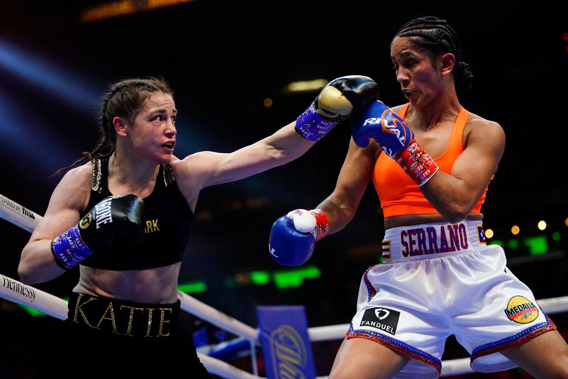 Katie Taylor and Amanda Serrano