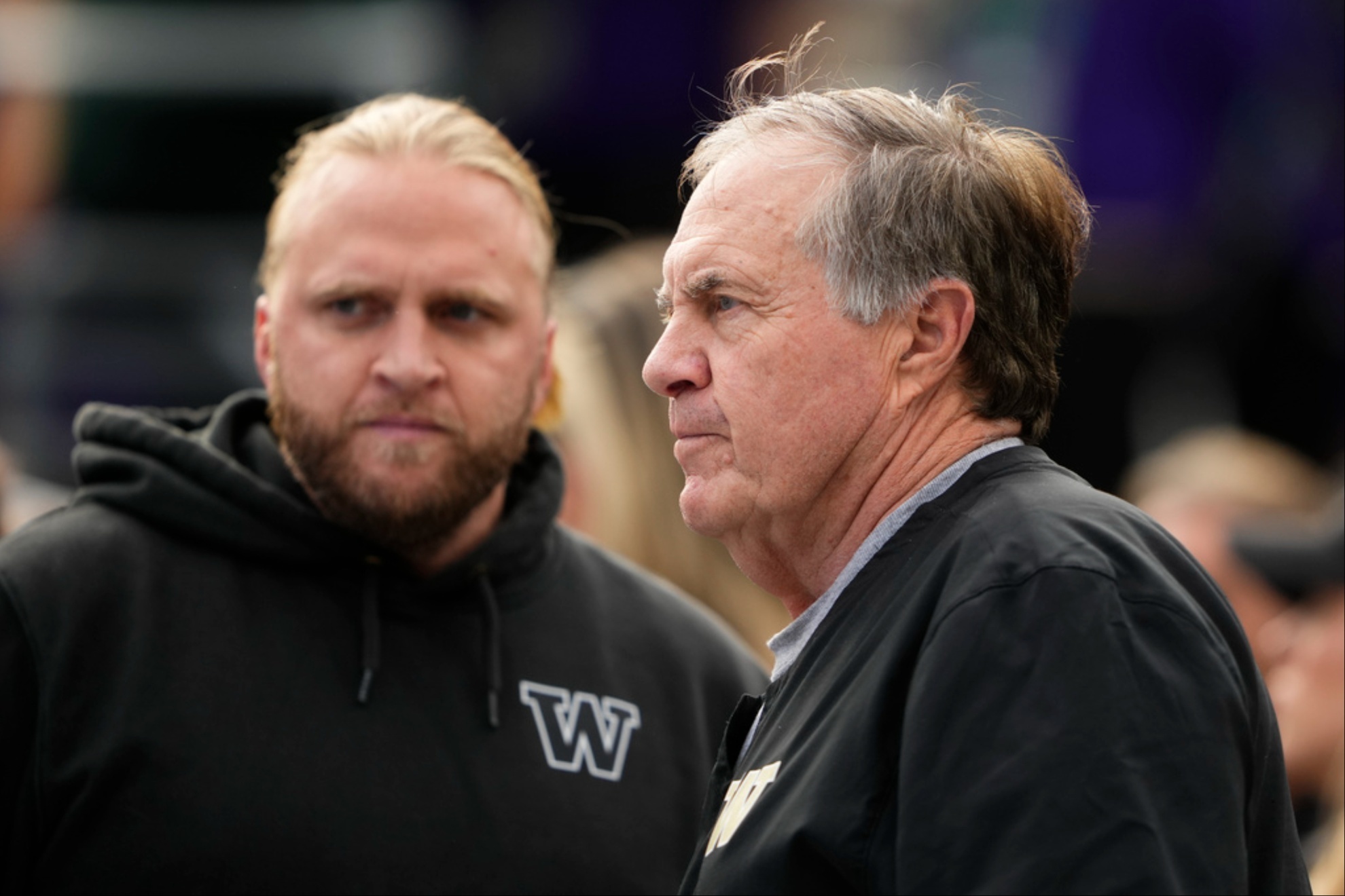 Bill Belichick (R) brought his son Steve and all his old Pats gang to North Carolina.